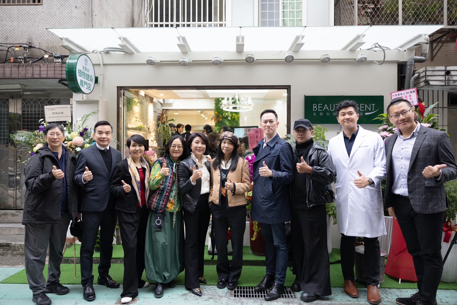 柴智屏出席生醫科學頭皮管理平台旗艦店開幕活動。(BeautyAgent提供)
