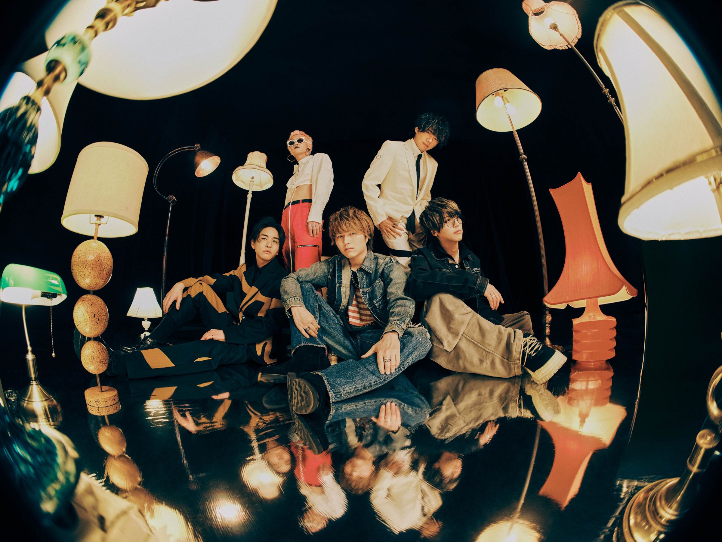 日本大阪5人搖滾樂團Novelbright首次踏出日本海外巡演獻台灣。(B'in Live Entertainment提供)