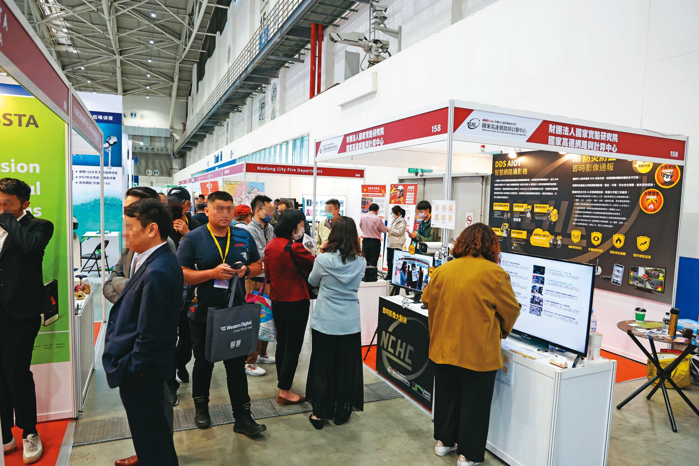台北國際防火防災應用展上週舉行,吸引不少國內外廠商參展。(翻攝國際防火防災應用展官網)