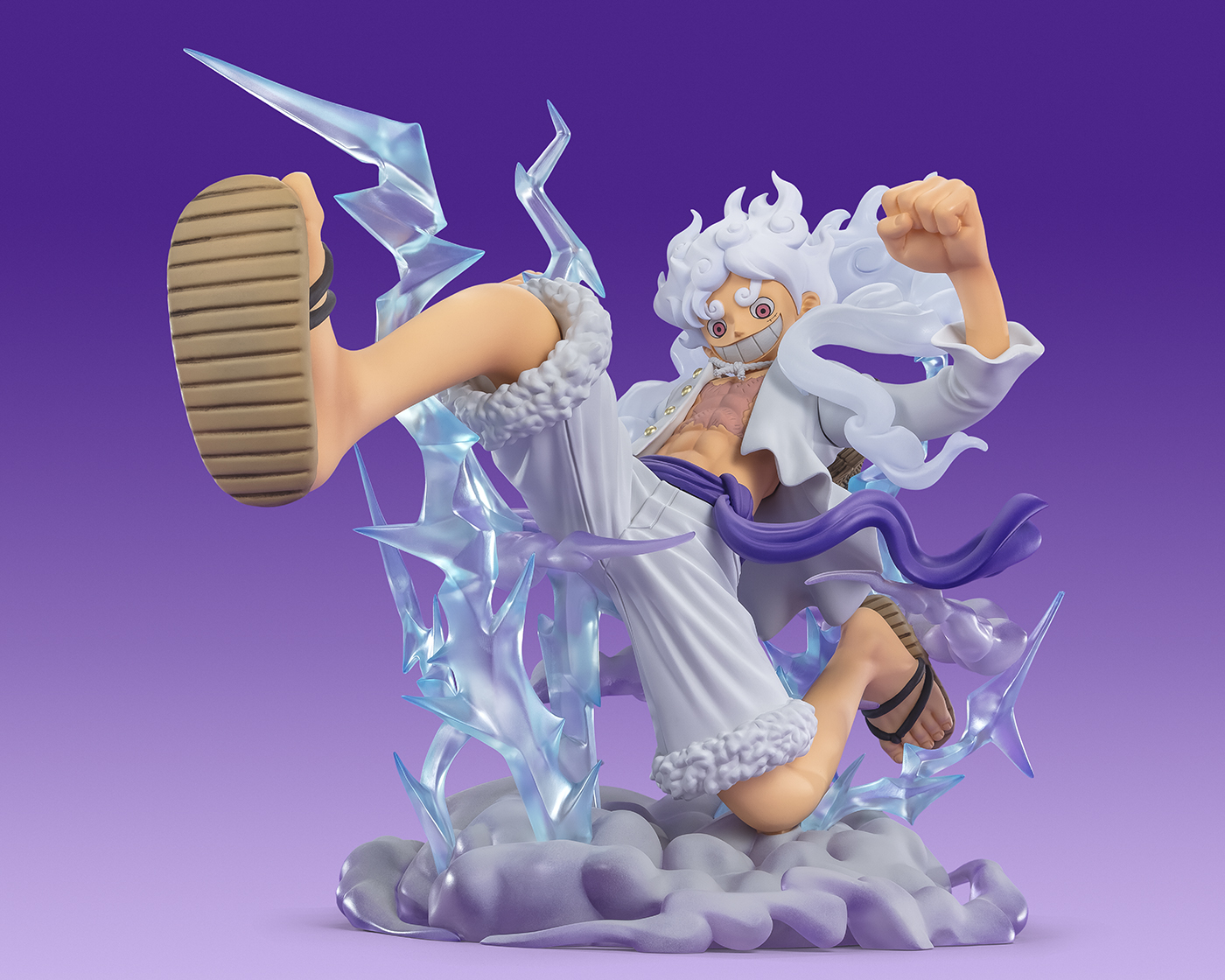Figuarts ZERO超激戰《航海王》系列,將展出「蒙其・D・魯夫 -五檔巨人-」。(台灣萬代南夢宮提供)