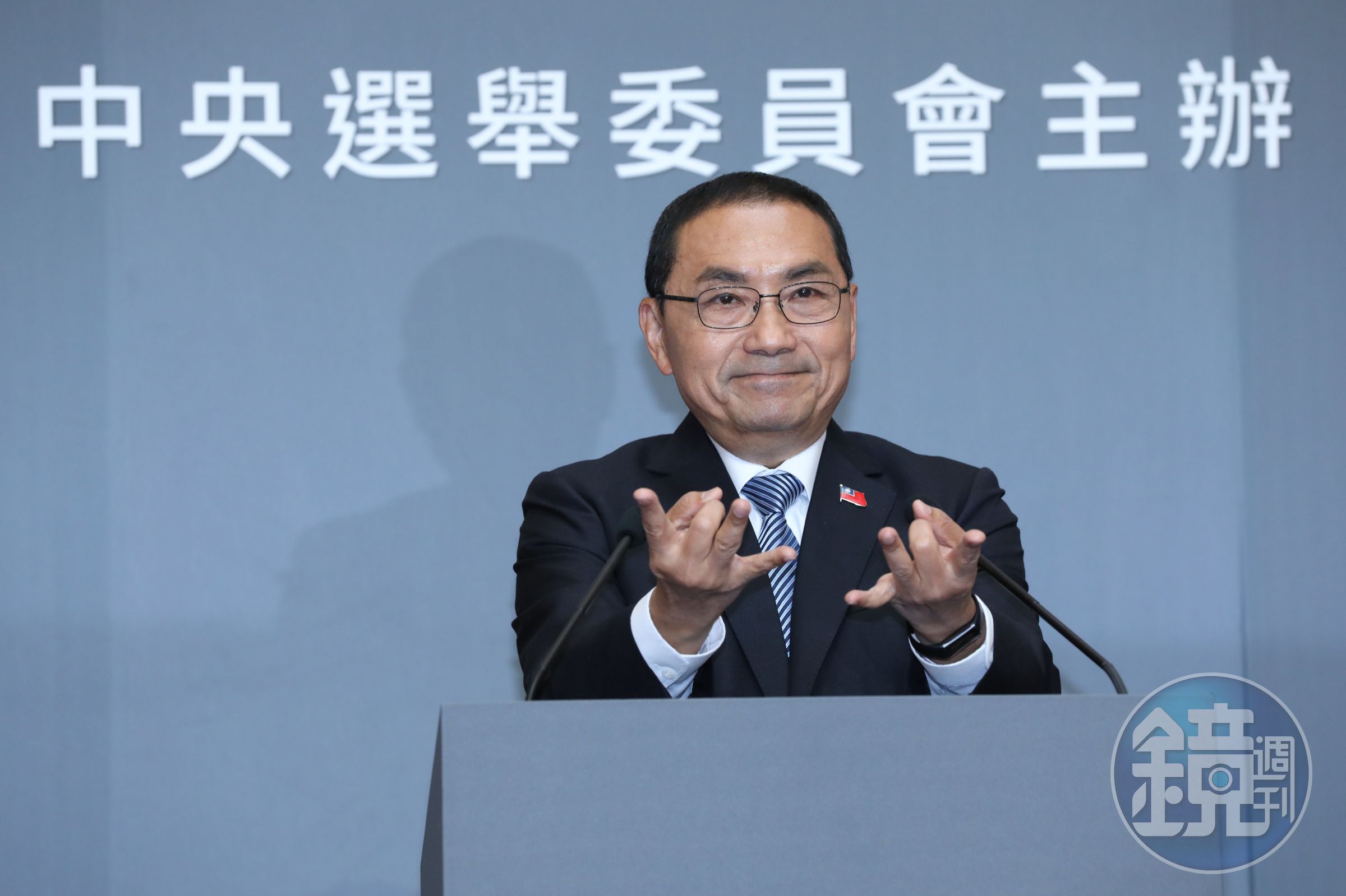 侯辦人士透露,內參的滾動式民調,侯趙配增加1.8%,並與賴蕭配在誤差範圍之內,「不要用一天的民調來看事情。」