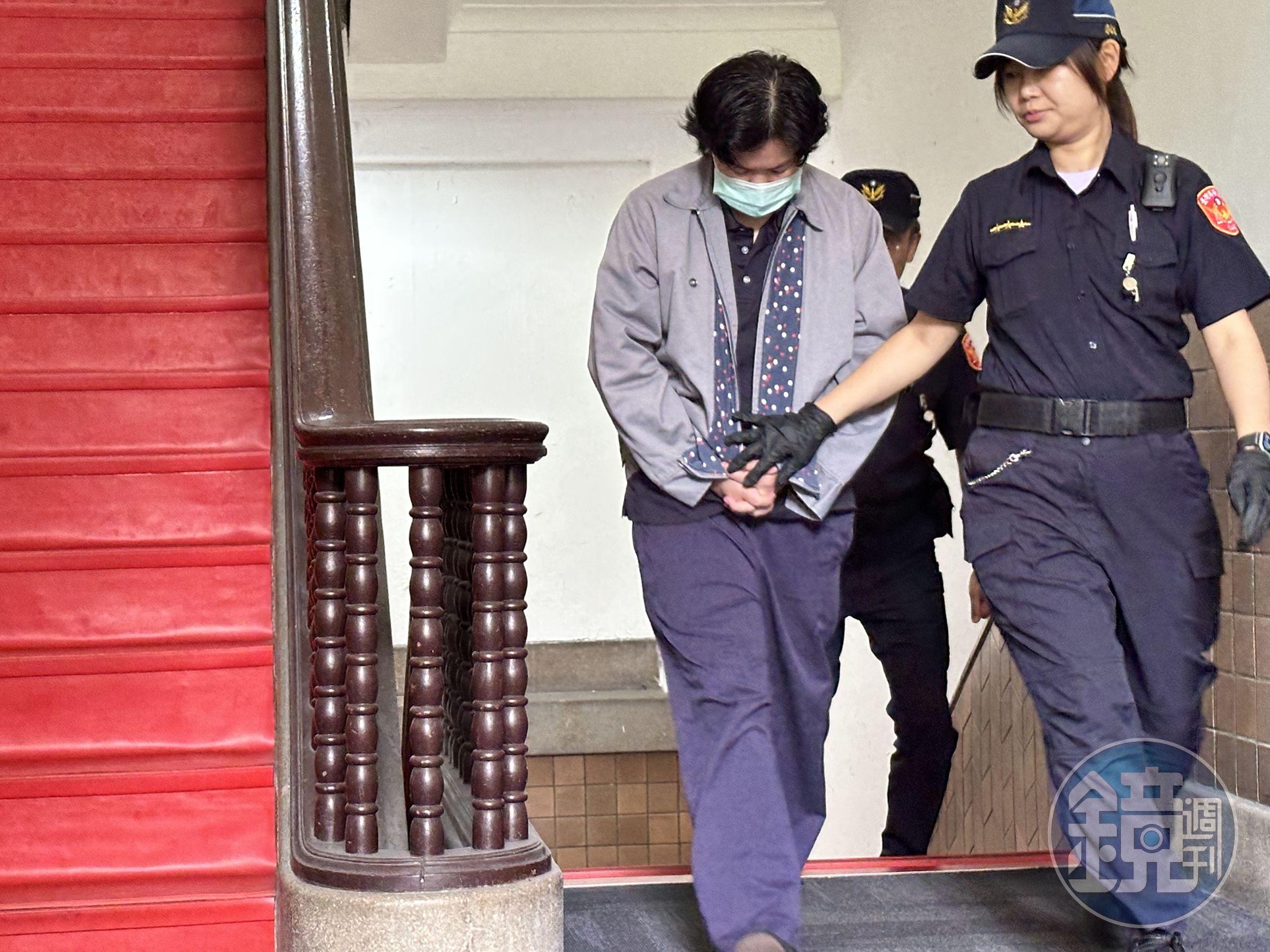 台北市議員陳怡君辦公室主任「饅頭」張惠霖獲50萬元交保停押。