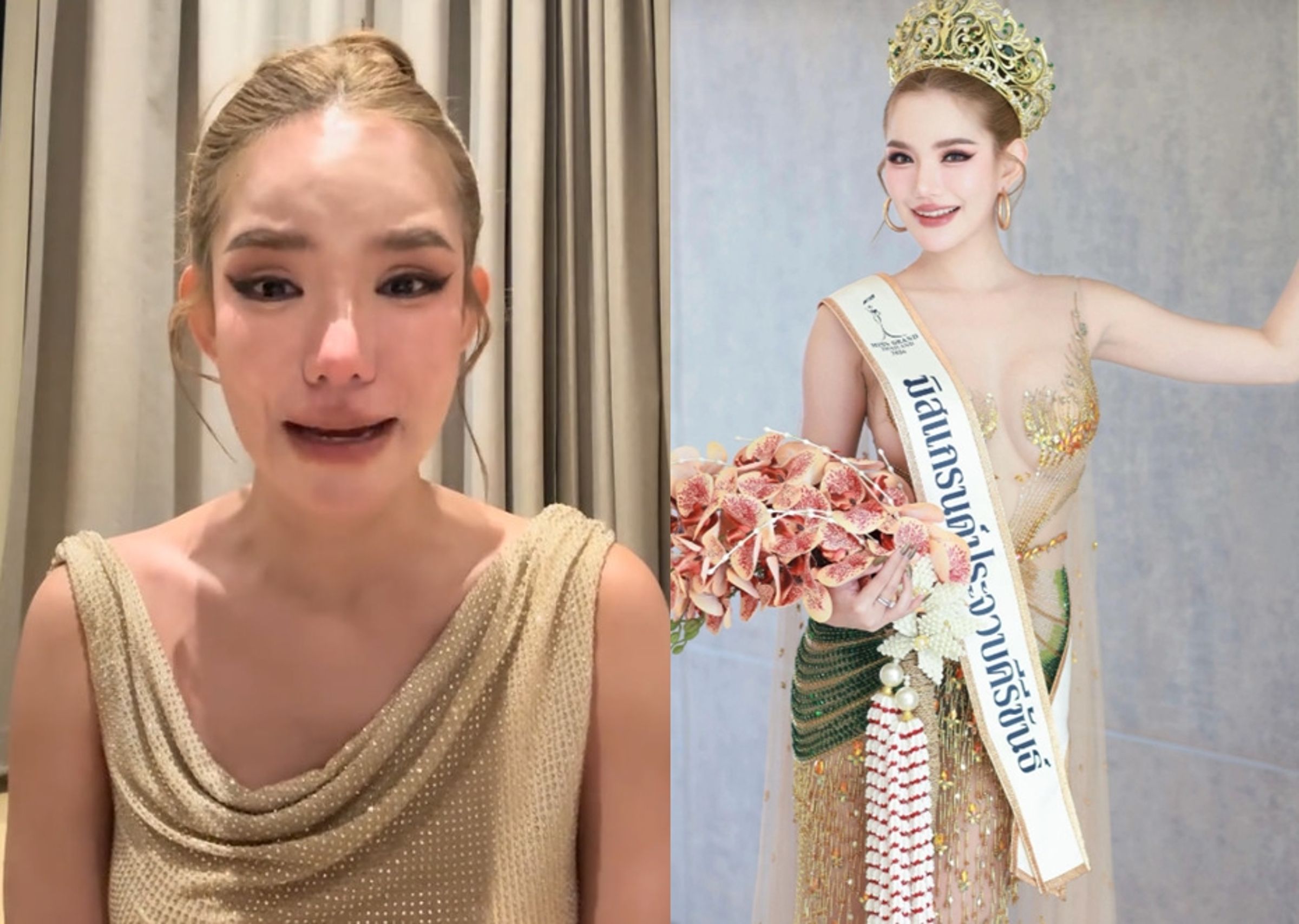 蘇潘妮獲選巴蜀府的選美冠軍,卻被挖出拍過不雅片而出面道歉。(翻攝tiktok@babybabie_11)