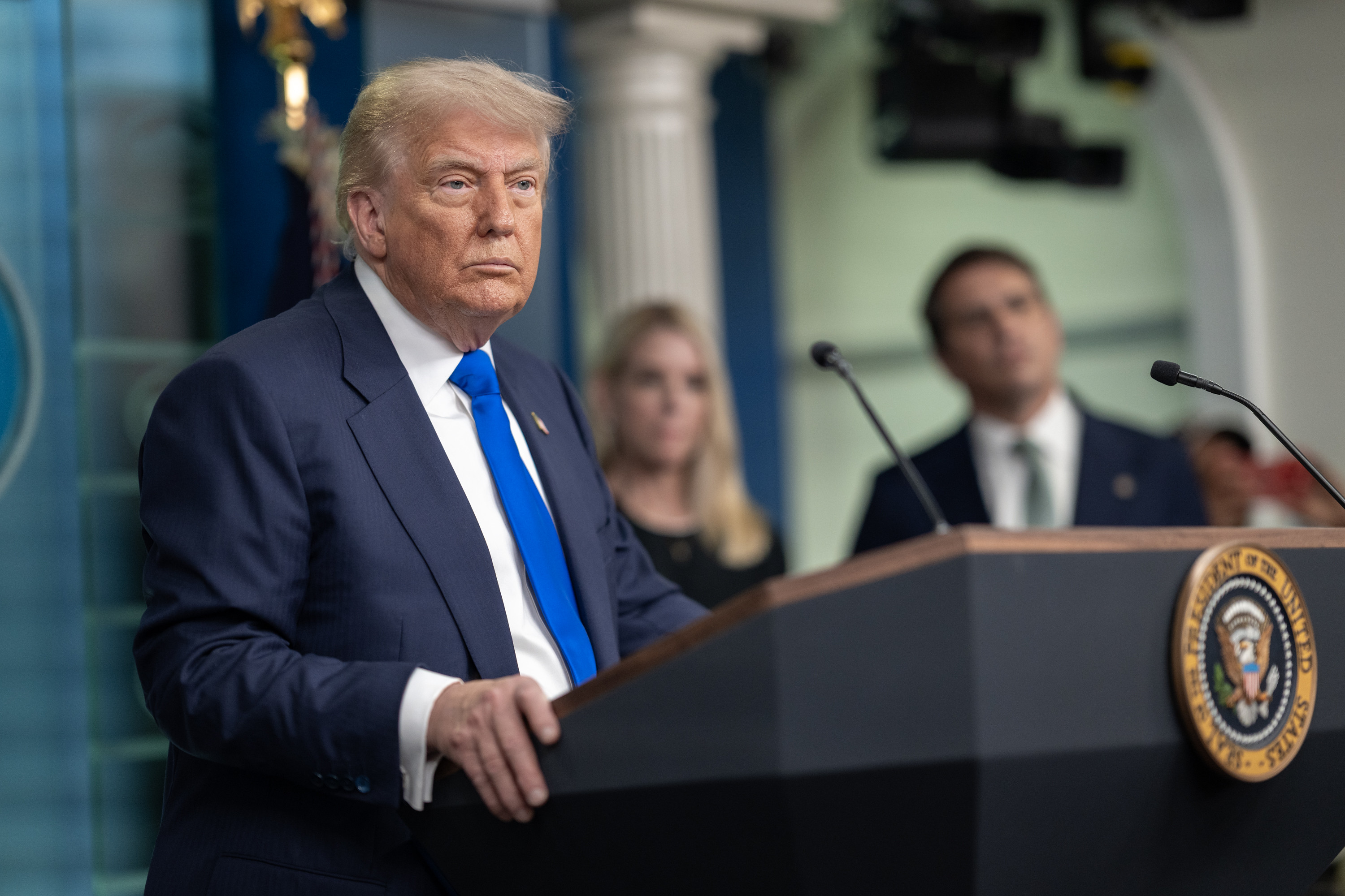 川普的對等關稅政策，全球都在關注。（翻攝The White House flickr）