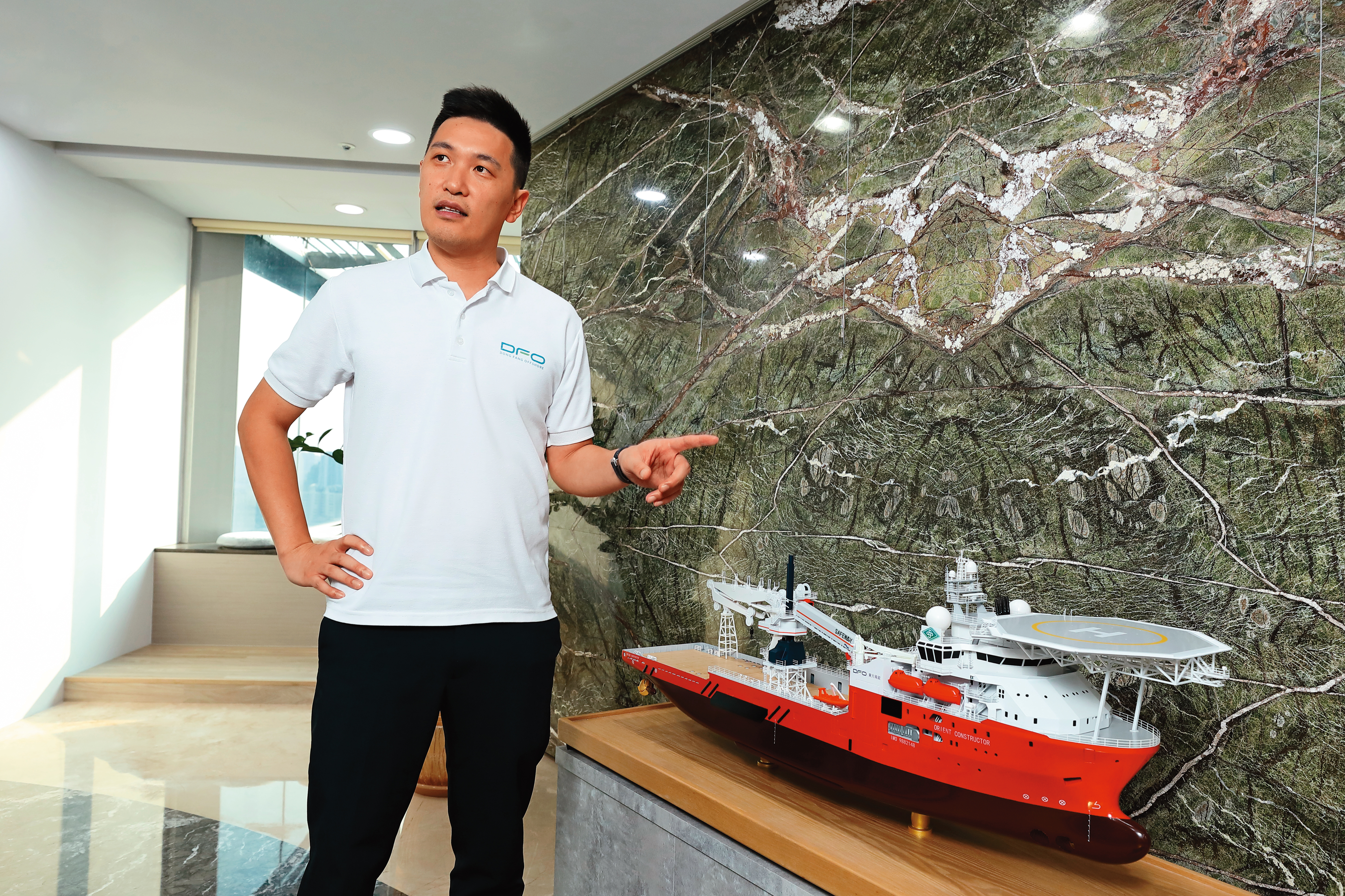 東方風能在執行長陳柏霖帶領下，成為台灣離岸風電海事工程舉足輕重的公司。