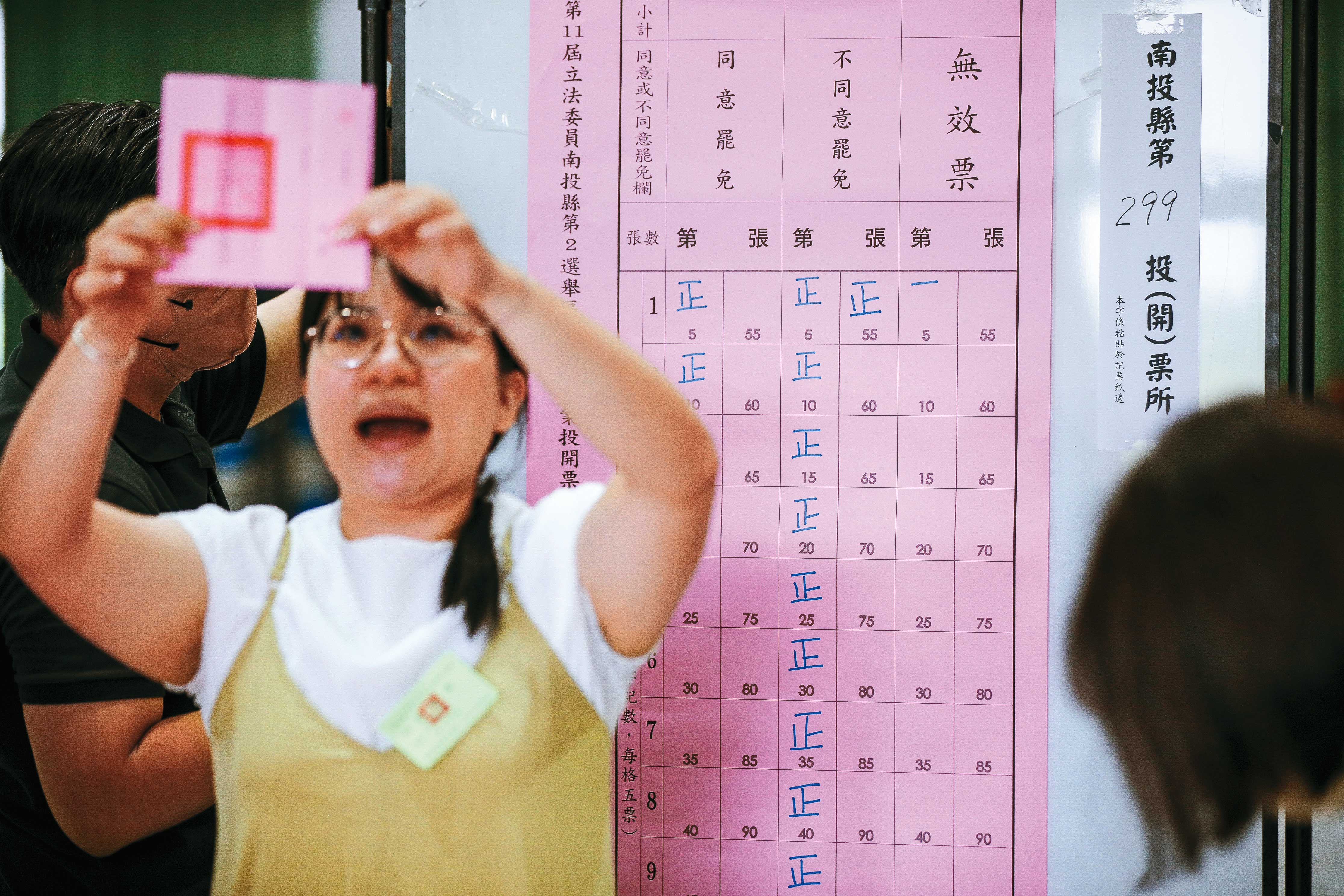 二次罷免開出選票，在野兩黨繼續全勝。民進黨沒改戰術，還是落入同樣輪迴。（鏡報董孟航）
