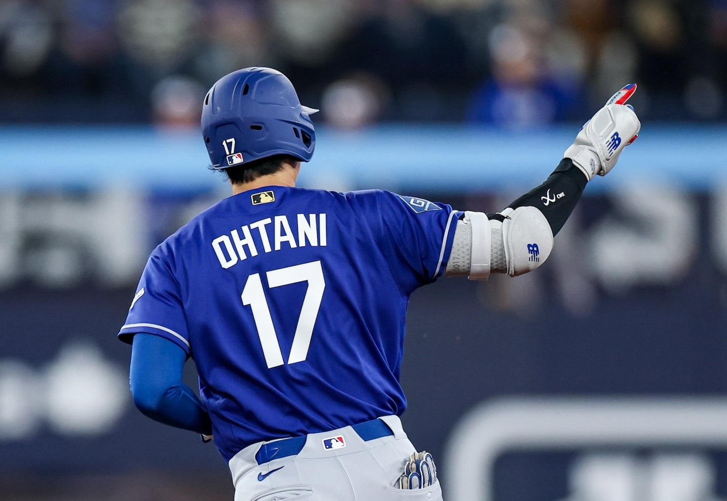 大谷翔平今天一個跑壘判斷失誤，澆熄了道奇得分希望。（翻攝自X@Dodgers）