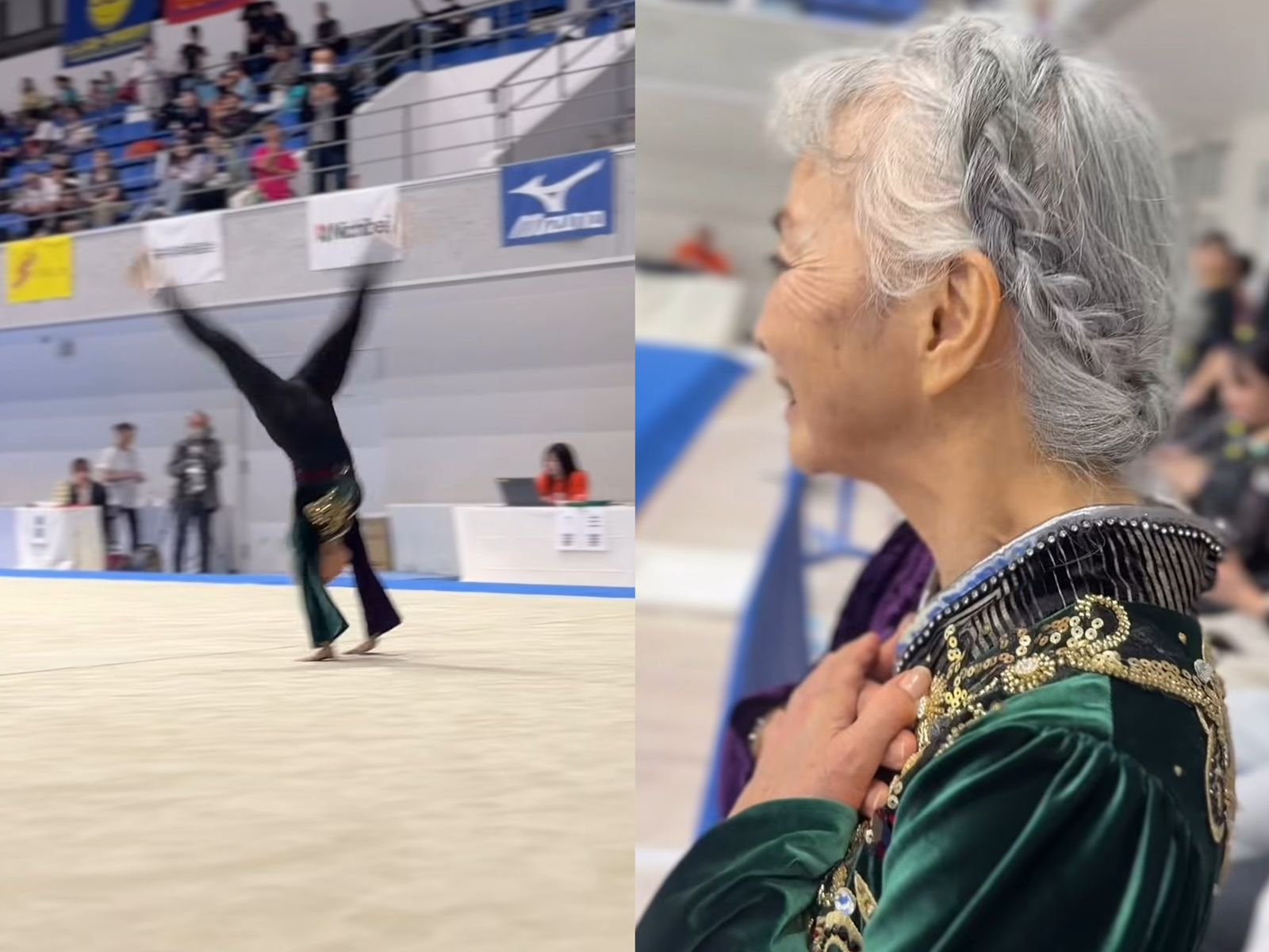 73歲還能後空翻!日本「體操婆婆」俐落完成4項全能比賽 勇奪個人第11金
