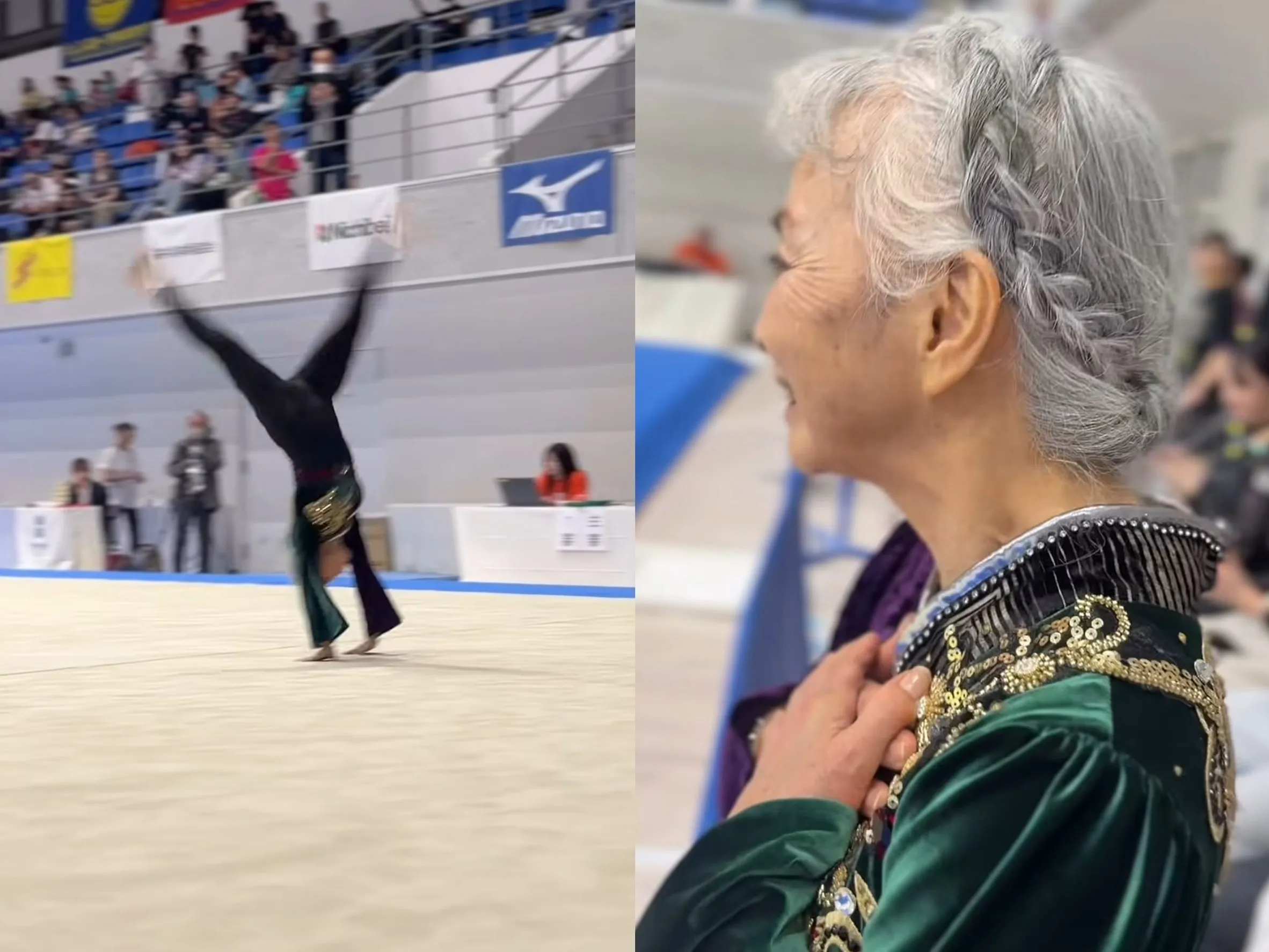 73歲還能後空翻！日本「體操婆婆」俐落完成4項全能比賽　勇奪個人第11金