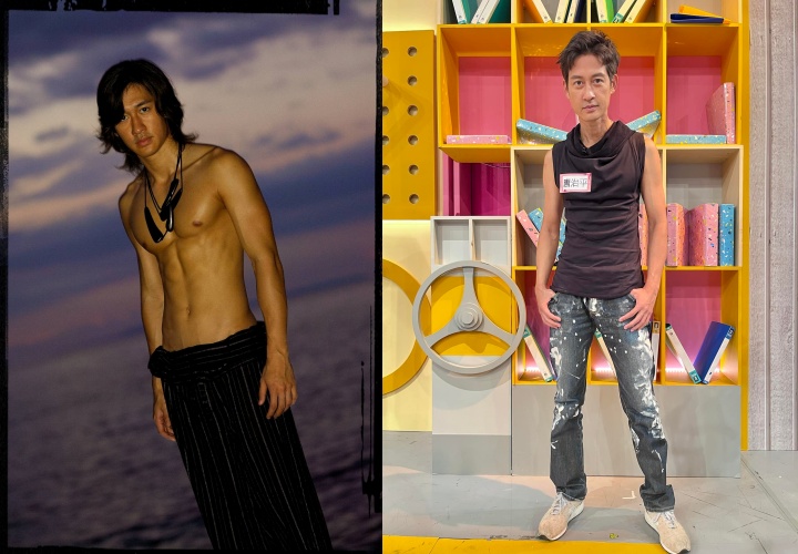 唐治平過去外型俊俏（左），如今卻明顯爆瘦了一整圈（右）。（翻攝自唐治平臉書）