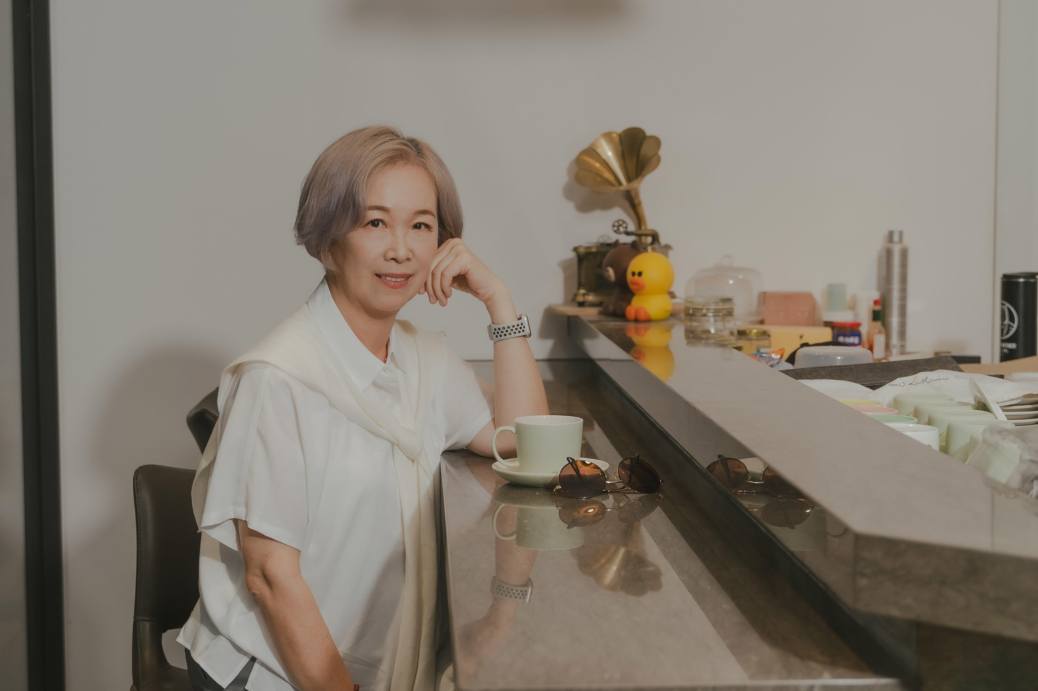 入圍金曲四大獎項，熊美玲雖平常心看待。（創客音樂工作室提供）