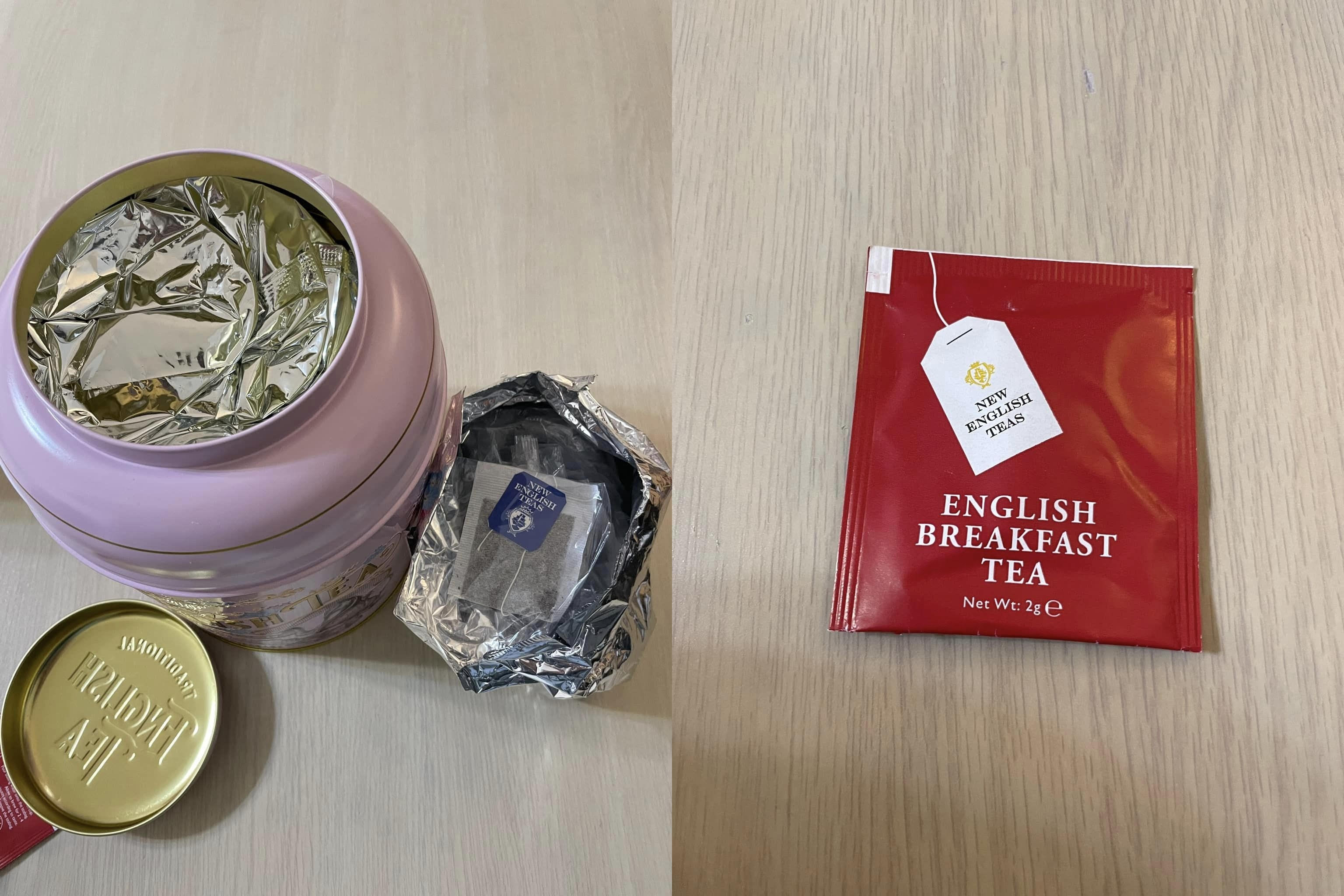 網友發現新款「骨灰罈紅茶」改變包裝，變成使用透明袋、多袋裝在一起。（翻攝臉書社團「Costco好市多 商品經驗老實說」）