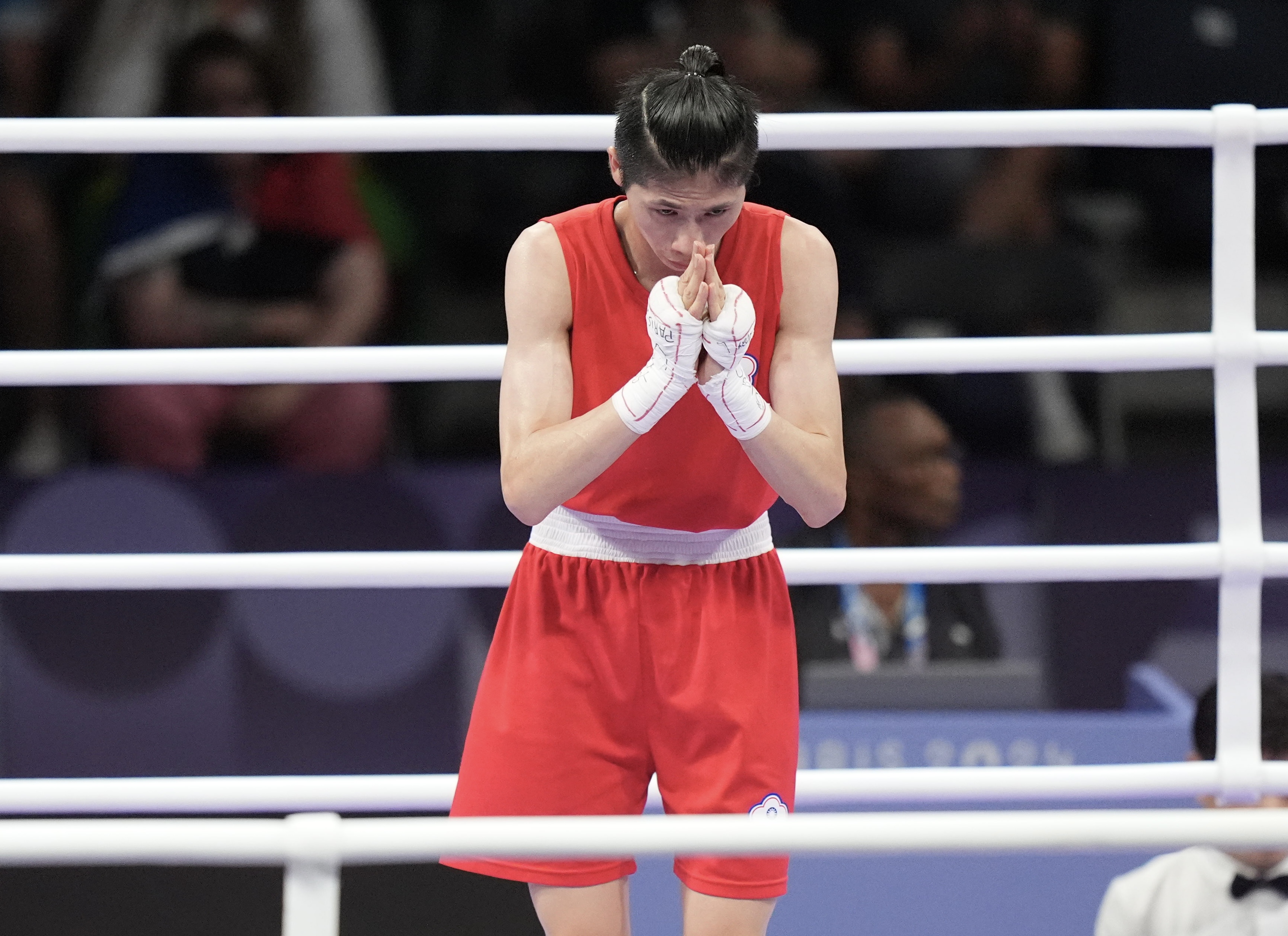 林郁婷闖入巴黎奧運女子57公斤級拳擊四強，目標奪金。（中華奧會提供）