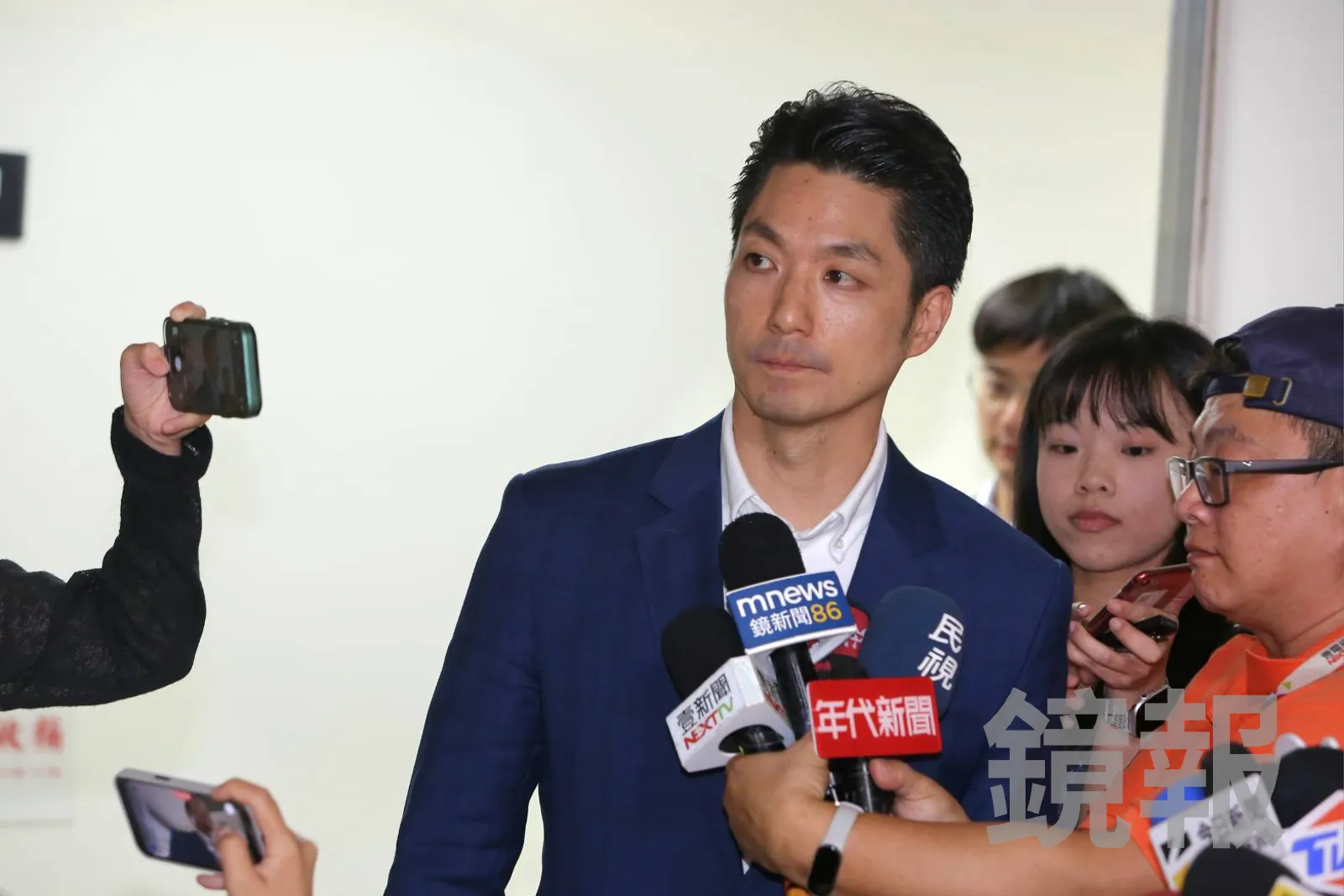 戴錫欽證實「初步共識蔣萬安不幫民眾黨個別站台」。(鏡報姜永年)