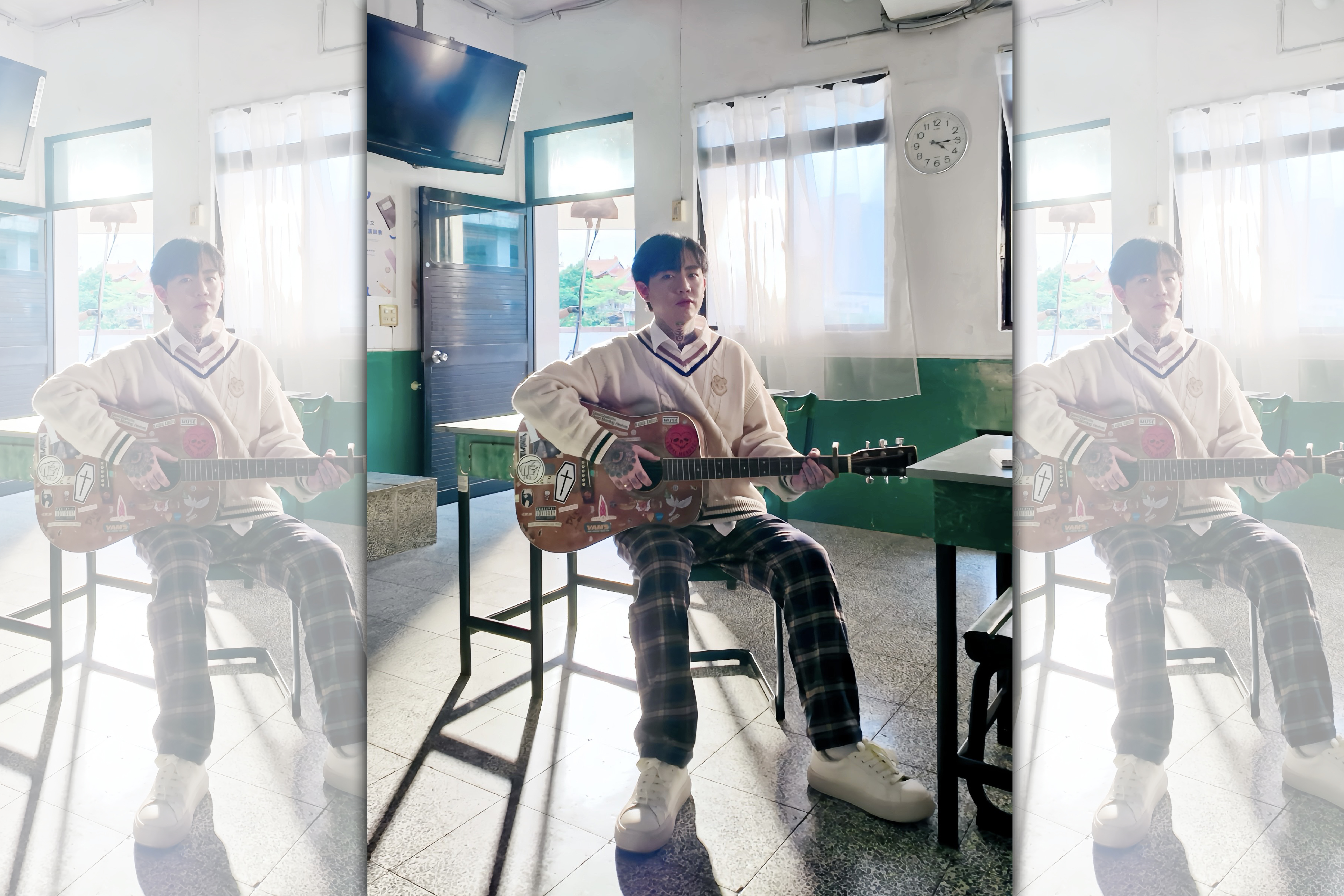 謝和弦新歌〈只欠一句我愛你〉，記載著他高中初戀的悸動。（馬槽音樂提供）