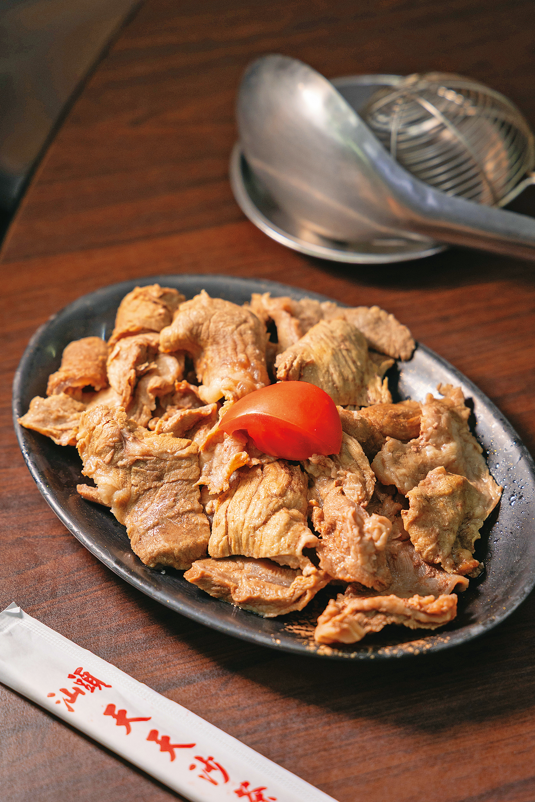 喜歡有嚼感的，可以點「牛肉半筋半肉」。（260元／份）