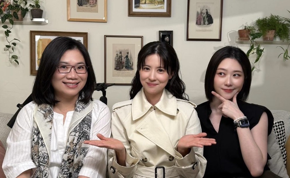 張景嵐攜手人類圖畫館館長游沛宸主持全新Podcast節目「好丫」邀請林予晞上節目。（menomeno X 人類圖畫館）