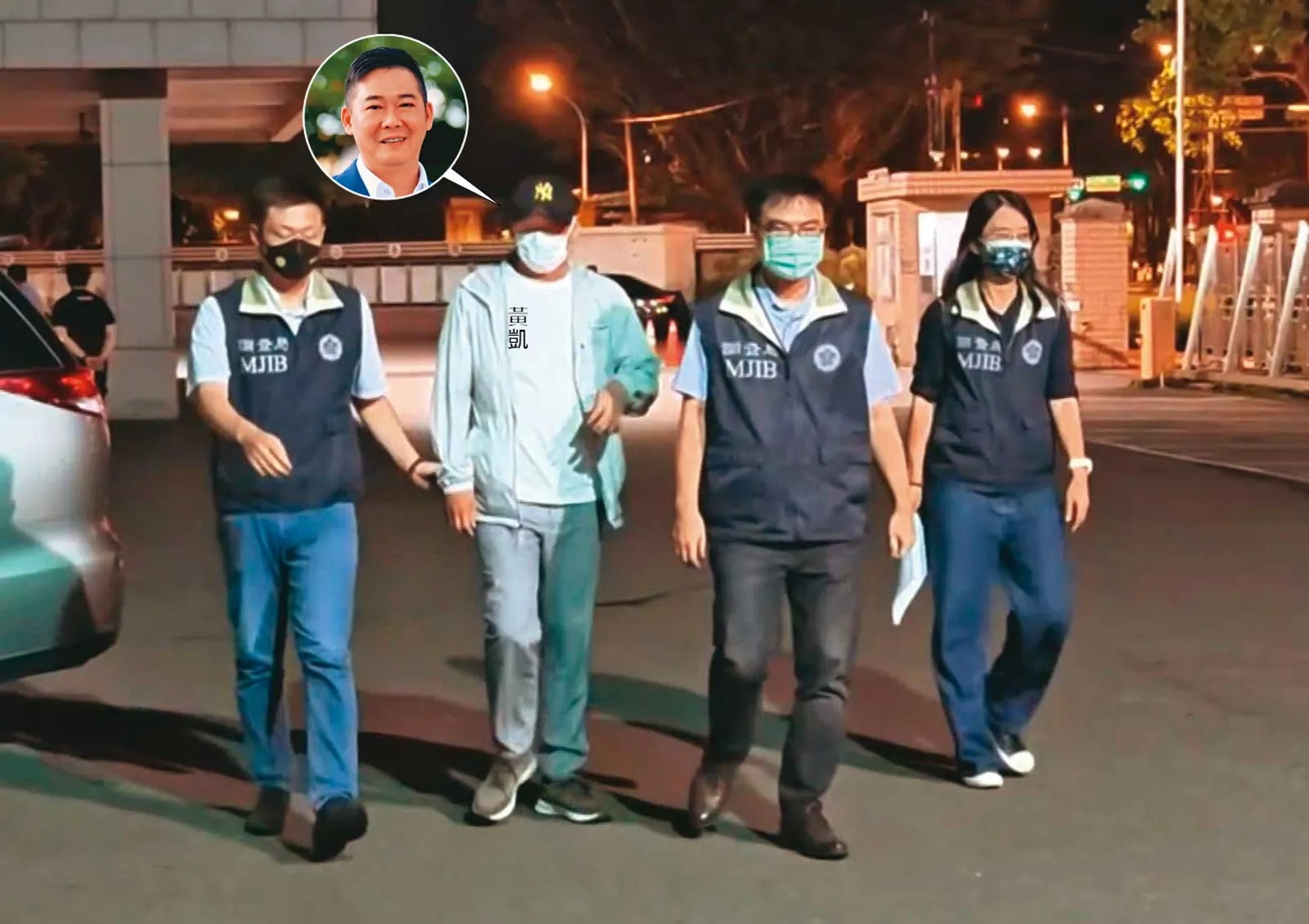 黃凱今年7月遭聲押禁見獲准。（鏡新聞提供）