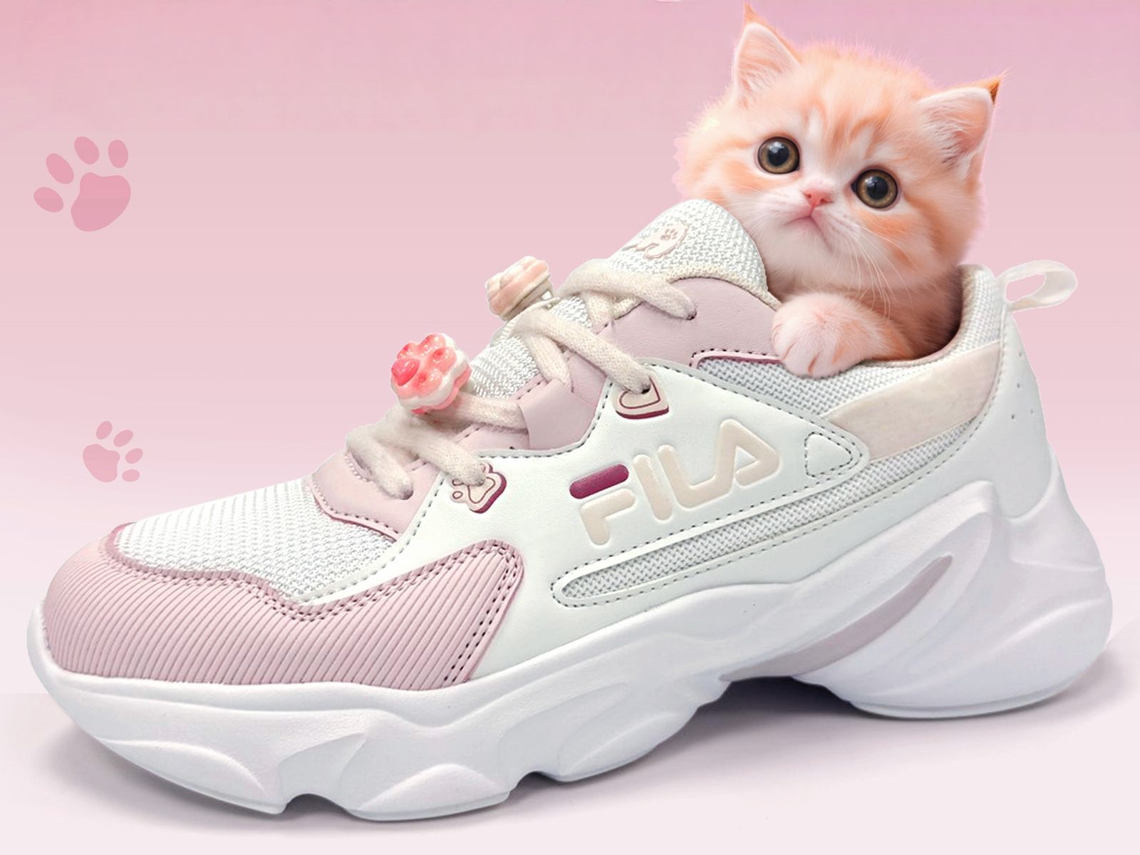 貓系女友必收 FILA「貓掌老爹鞋」萌系登場