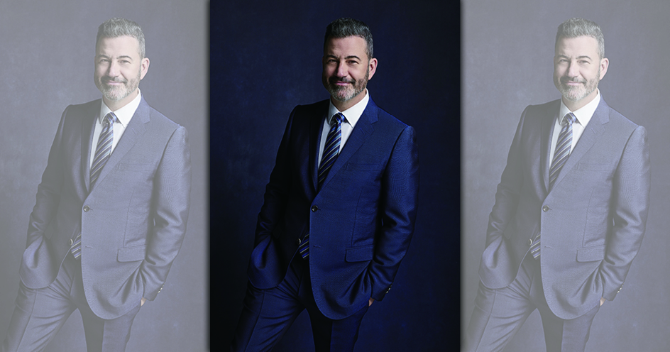 吉米金莫因為在電視節目中評論槍殺查理柯克的兇手同是保守派陣營，直接被無限期停播節目。（ABC電視網提供／Mark Seliger攝）