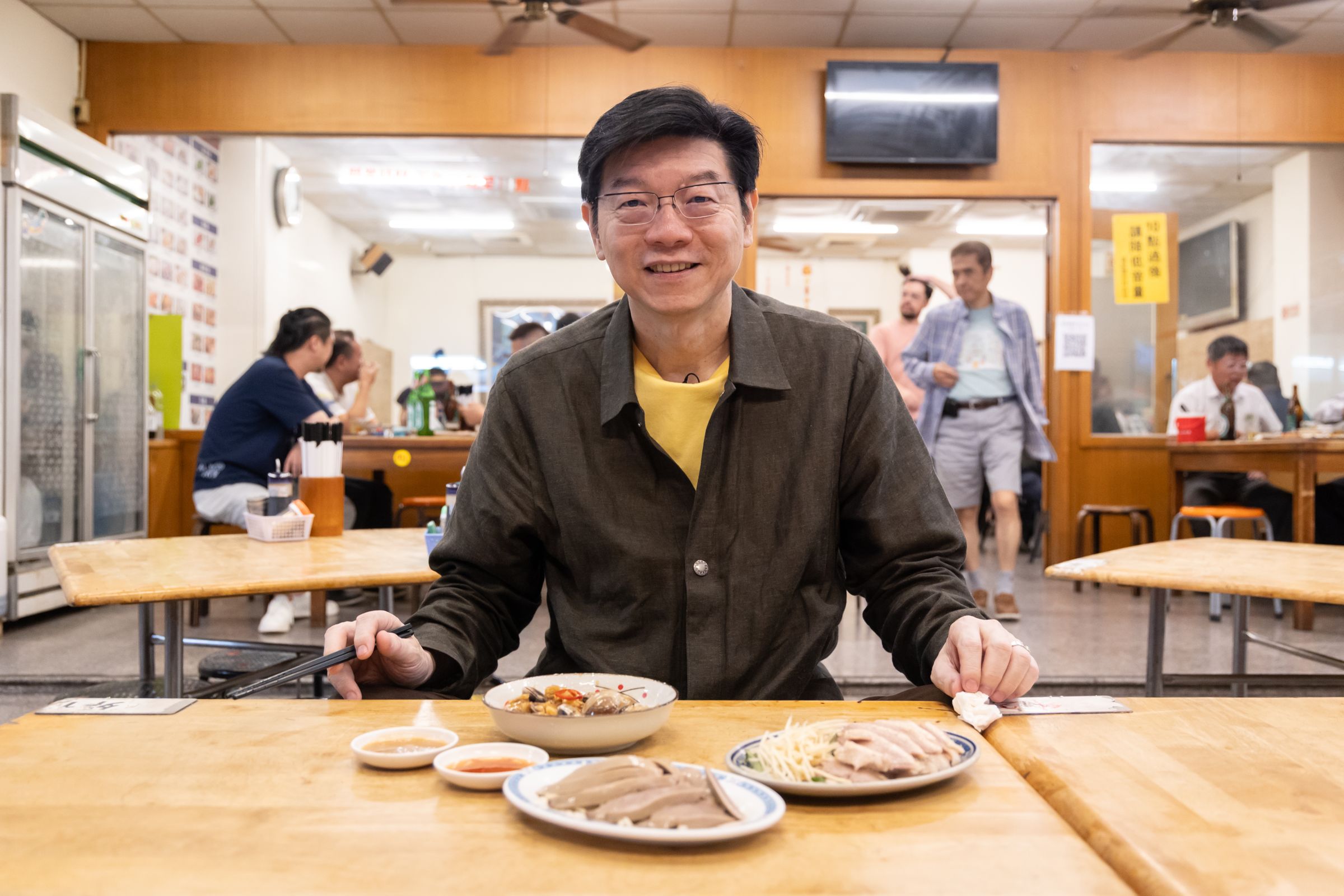 裴社長特別推薦「翁記剝骨鵝肉」的鹽水鵝。(鄭祺耀攝)