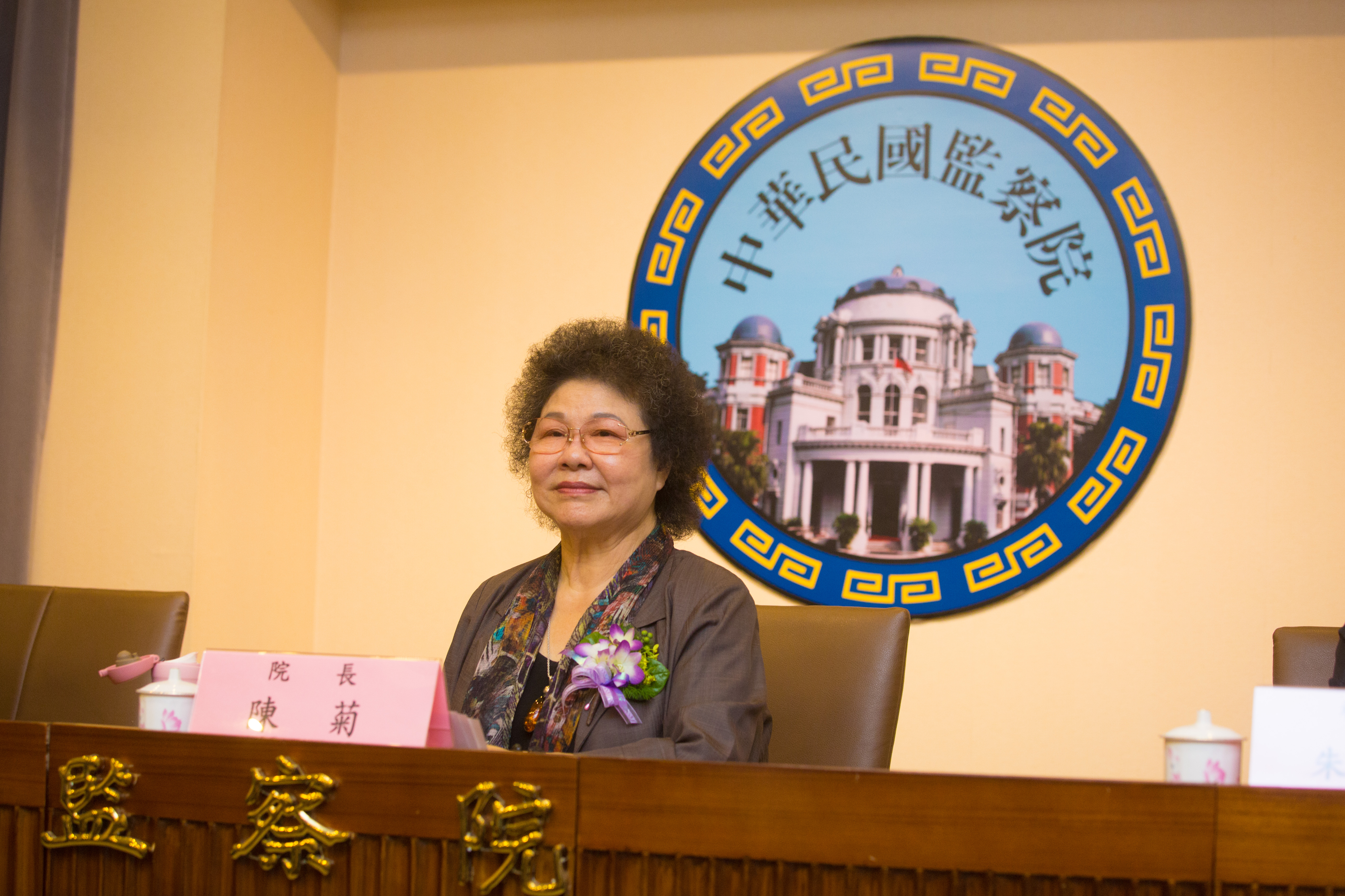 監察院長陳菊日前進行手術，出院前發生左側腦血管阻塞。（本刊資料照）