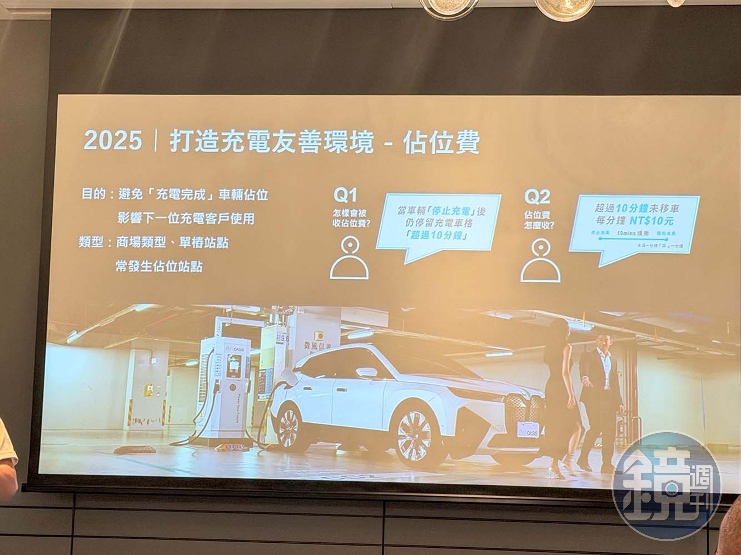 為了改善充電佔位問題,他們宣布將開始收取佔位費。