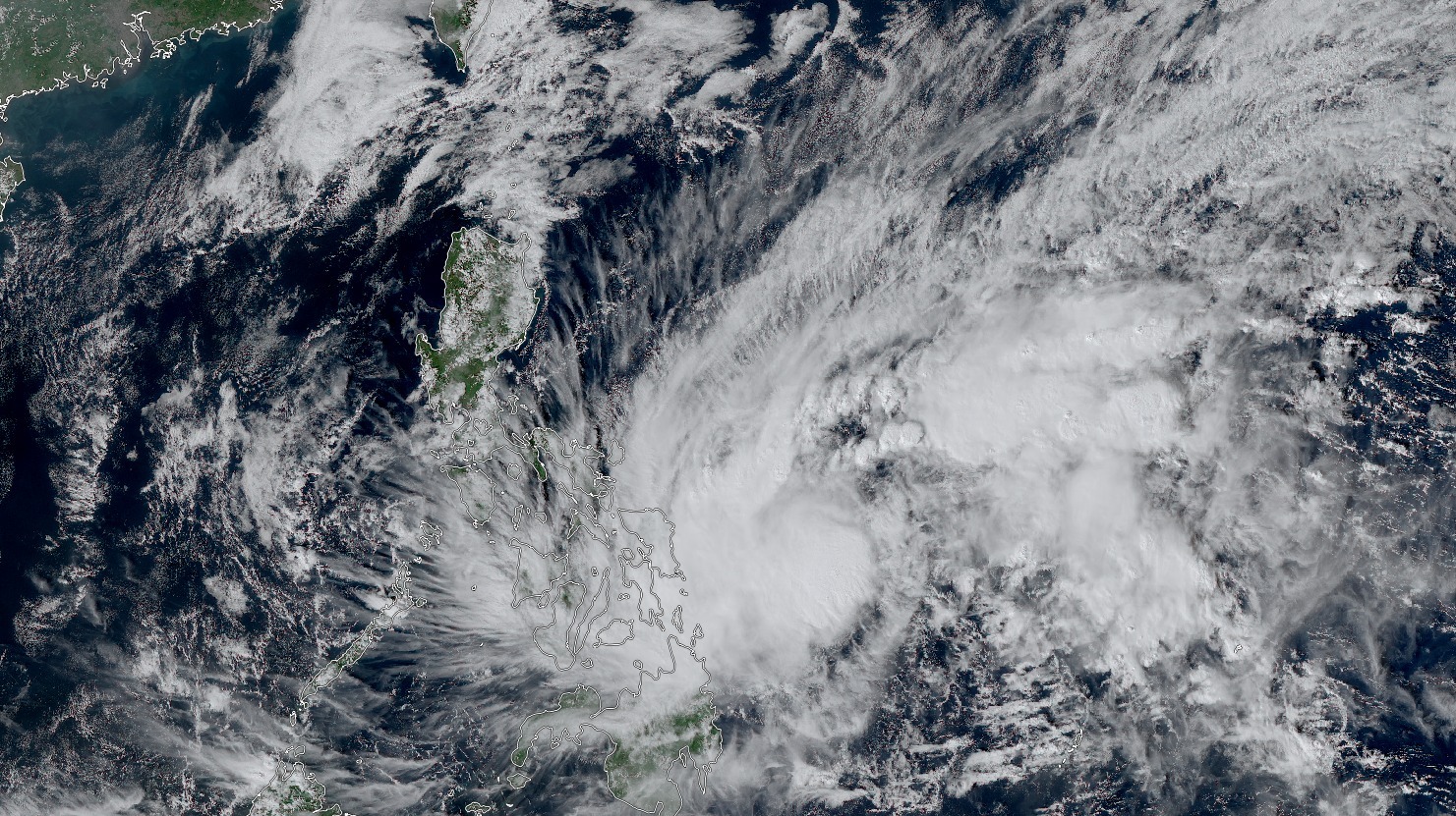 熱帶性低氣壓今成為今年第1號颱風「洛鞍」。（翻攝自台灣颱風論壇｜天氣特急）