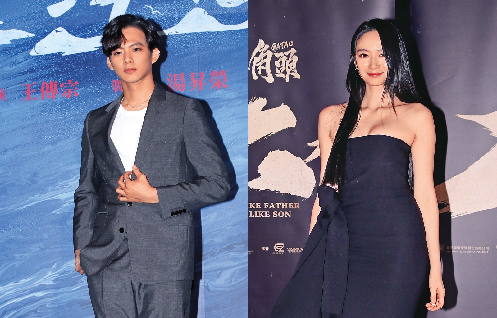 素有「姐姐收割機」的吳念軒（左圖）與「角頭千金」張芷瑄（右圖）2年前被拍到外送水煎包的溫馨接送情，如今已交往2年。