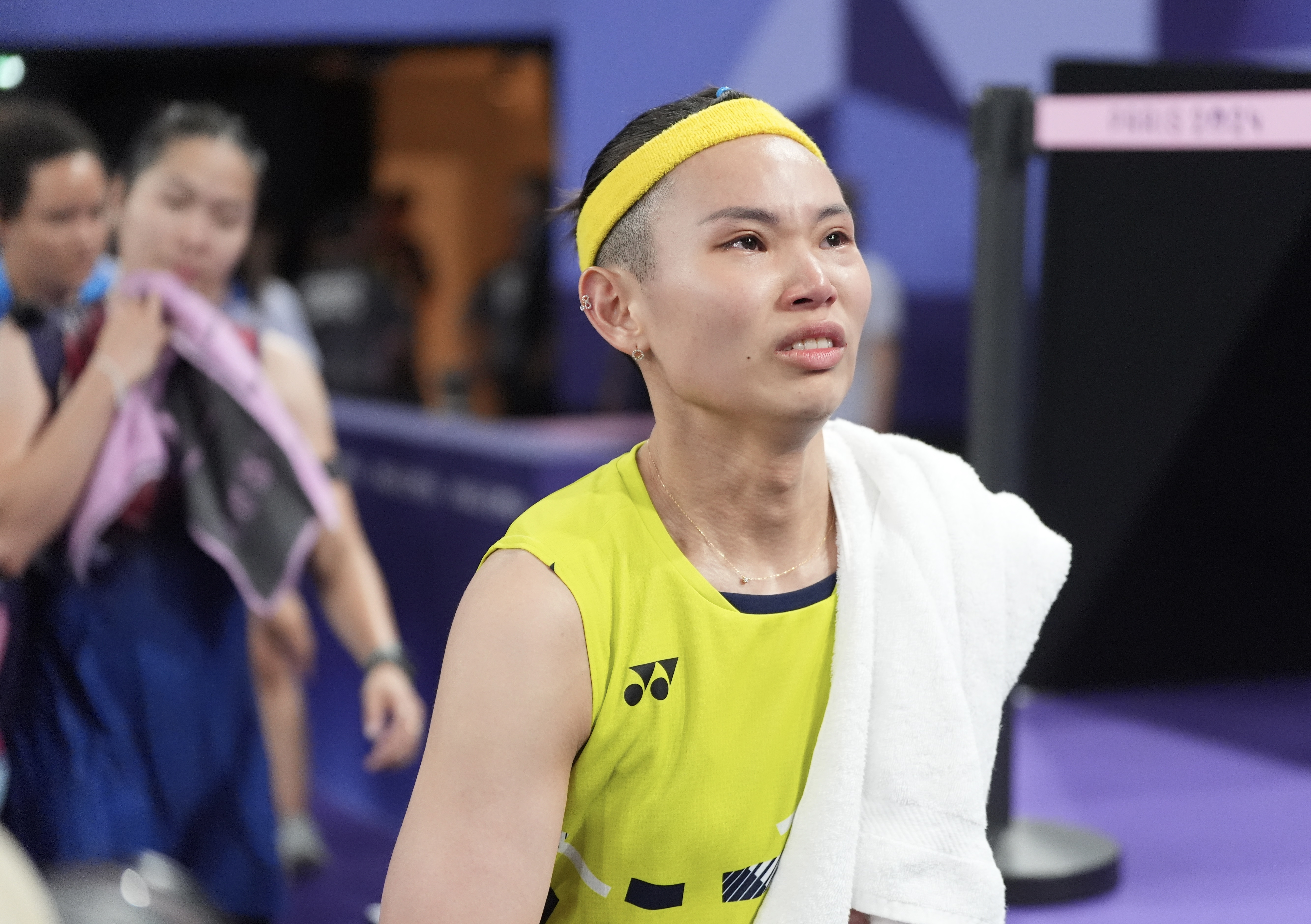 網紅夫妻「Rice＆Shine」透露賽後與戴資穎擁抱時，小戴坦言負傷已久，「妳那時候說全家要來奧運的時候，我好想跟妳說不要浪費票、不要來。」（中華奧會提供）