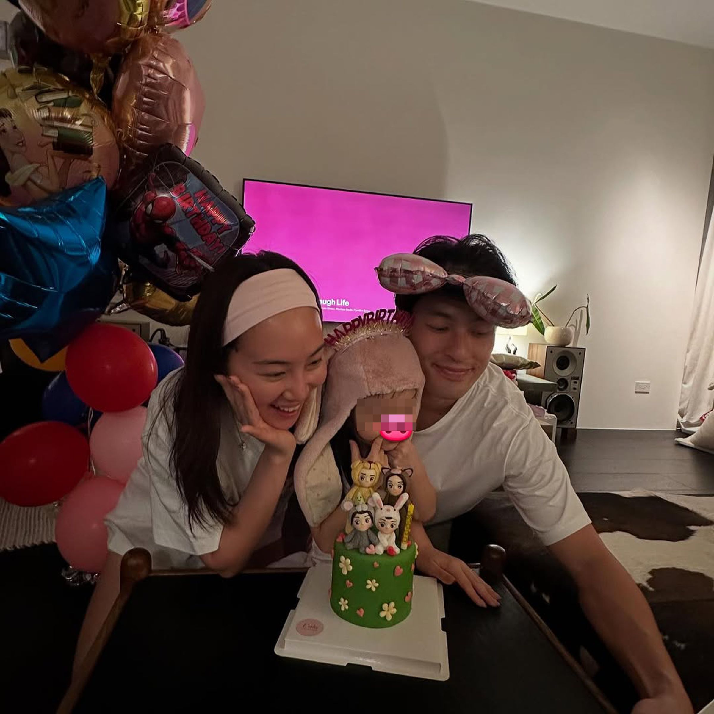 已育有分別為4歲及2歲的女兒，楊祐寧不時會分享與孩子共享天倫的開心照片。（翻攝楊祐寧IG）