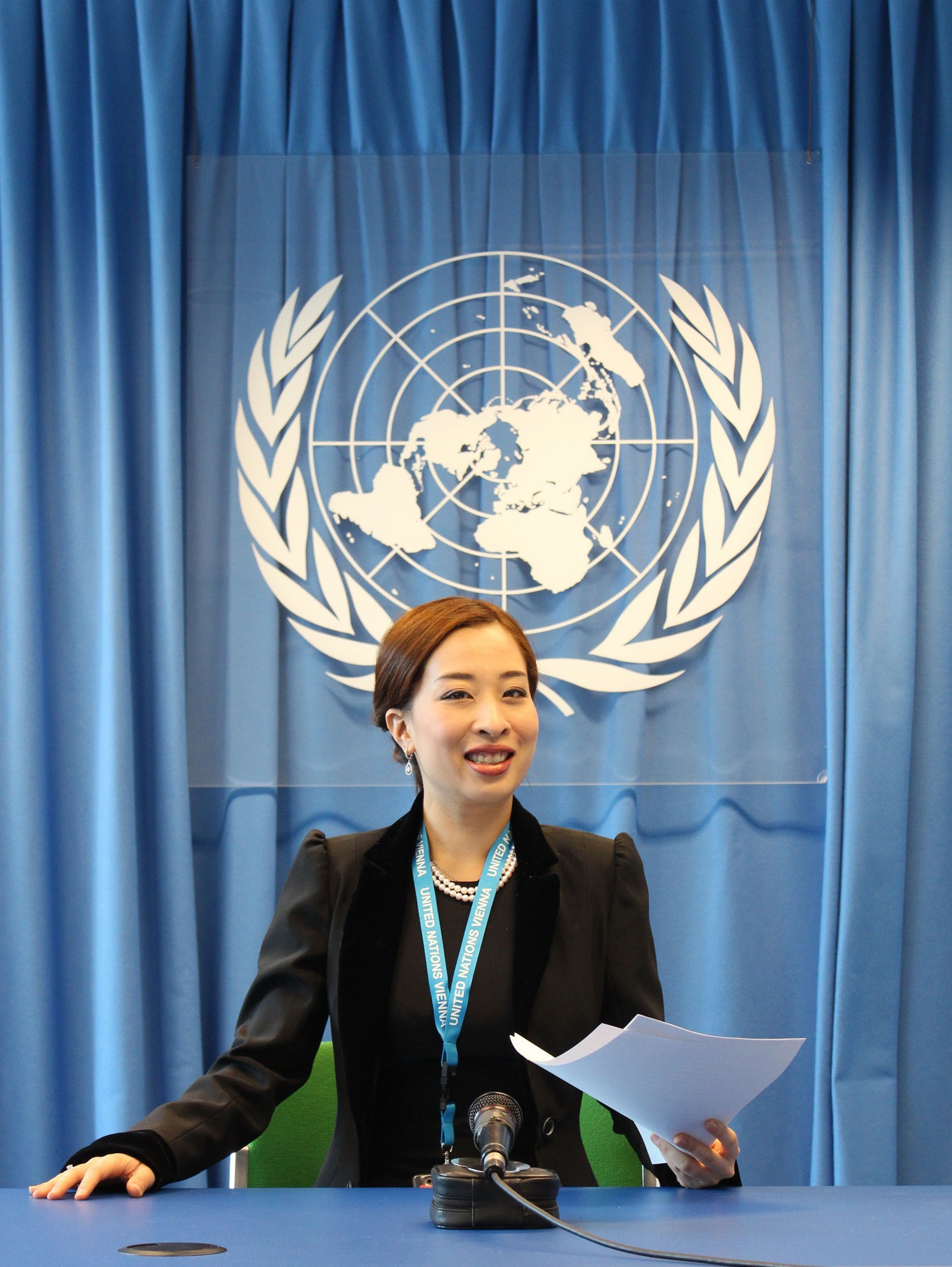 帕查拉吉帝雅帕公主曾擔任聯合國毒品和犯罪問題辦公室(UNODC)東南亞法治親善大使。(翻攝unodc.org)