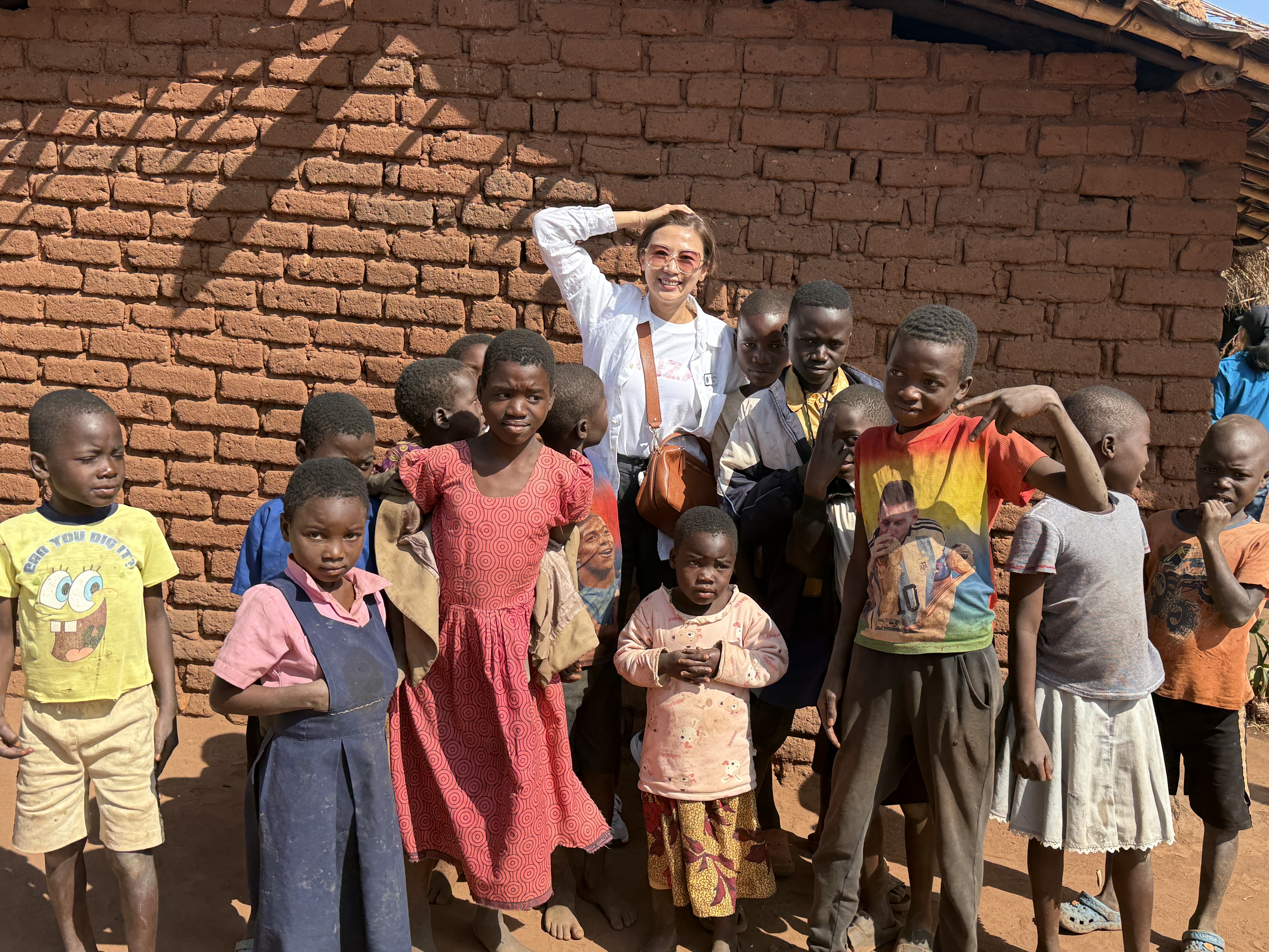 連靜雯上周前往非洲馬拉威，經歷近24小時舟車勞頓。（楠軒工作室）