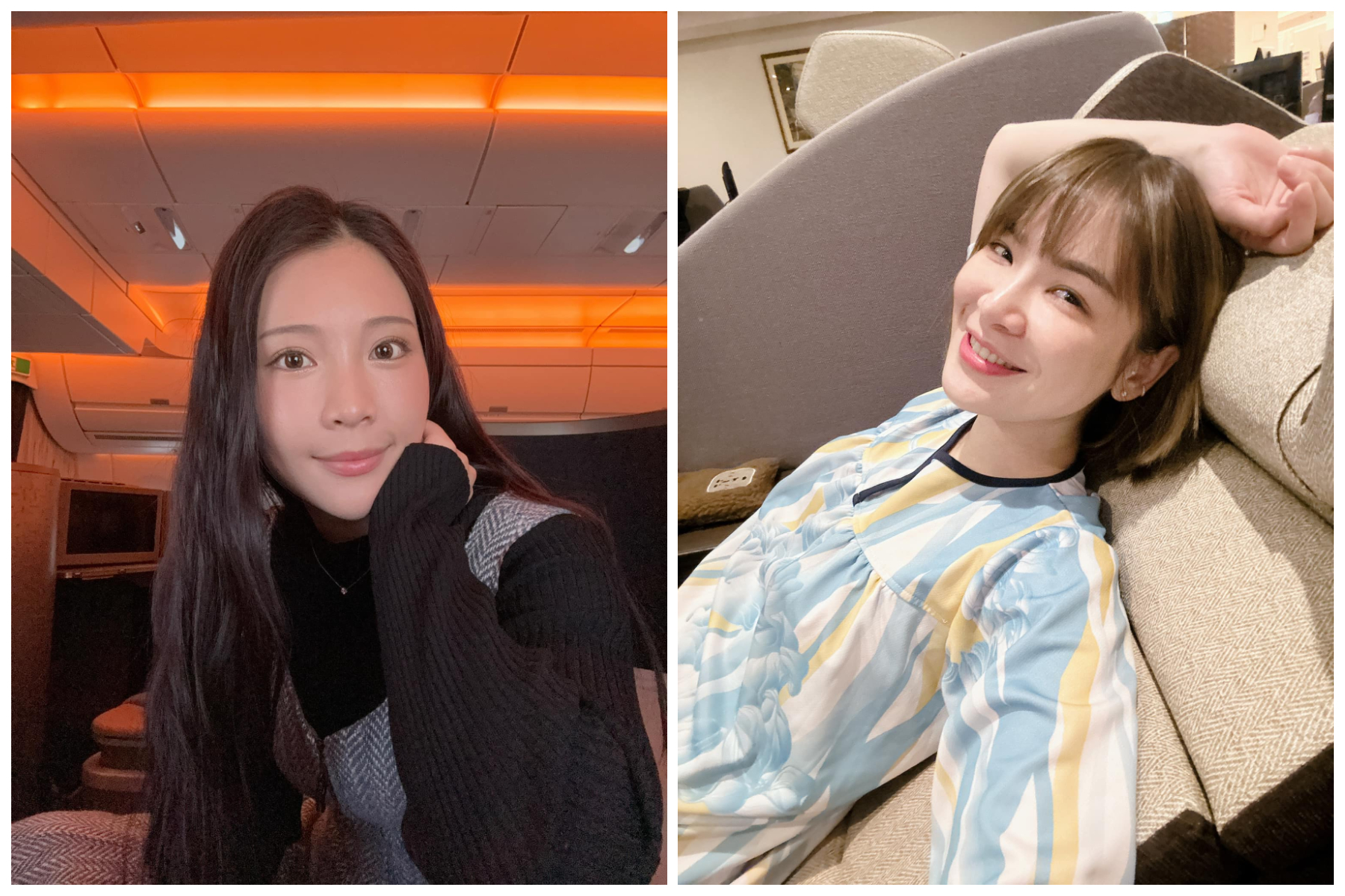 雞排妹（左圖）洩漏陳沂（右圖）個資挨告，敗訴定讞。（翻攝鄭家純臉書、陳沂臉書）