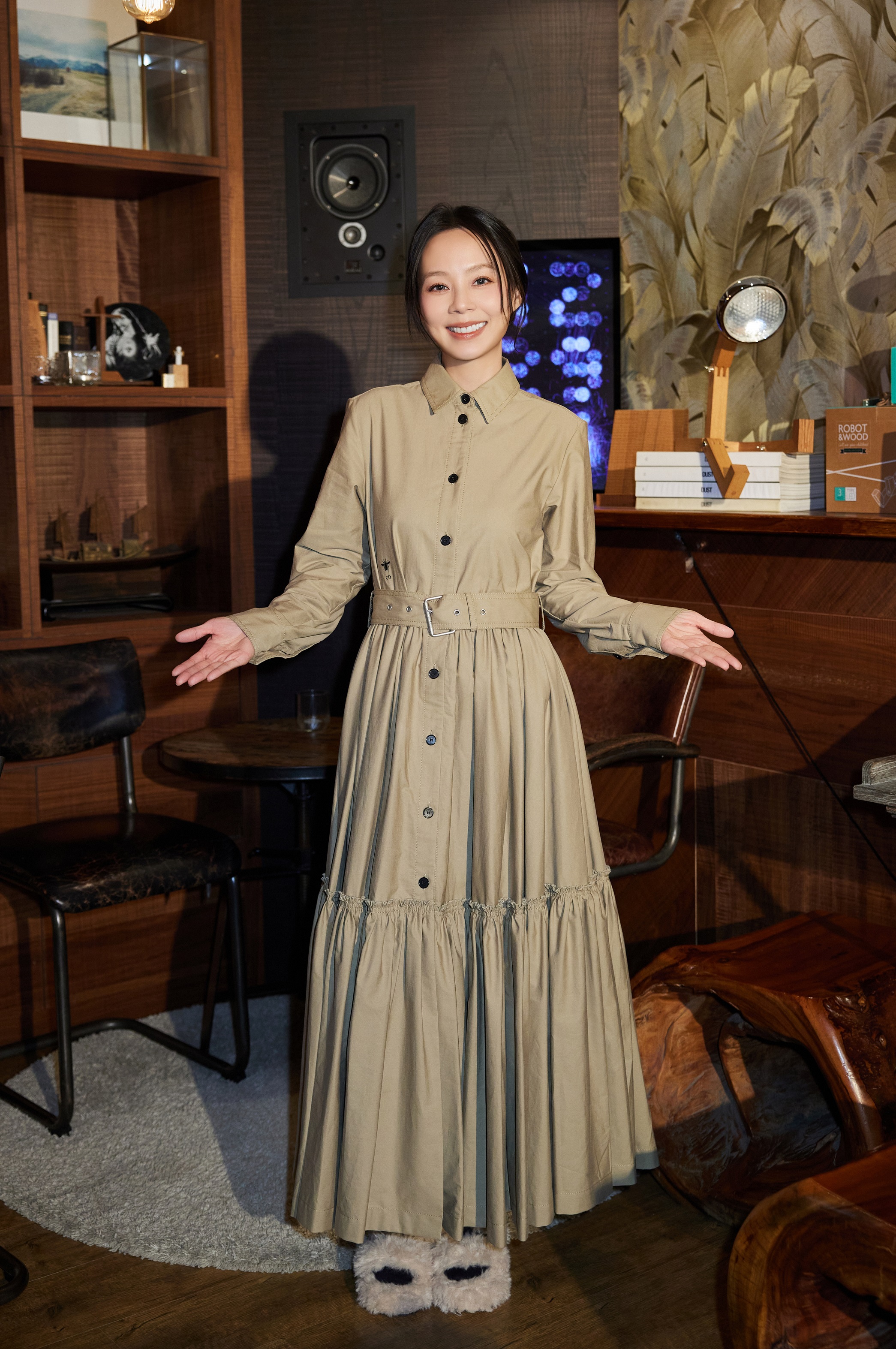 孫淑媚舉辦新輯《我要閃閃爍我要當米蟲》聽歌會。（一直打不倒有限公司提供）