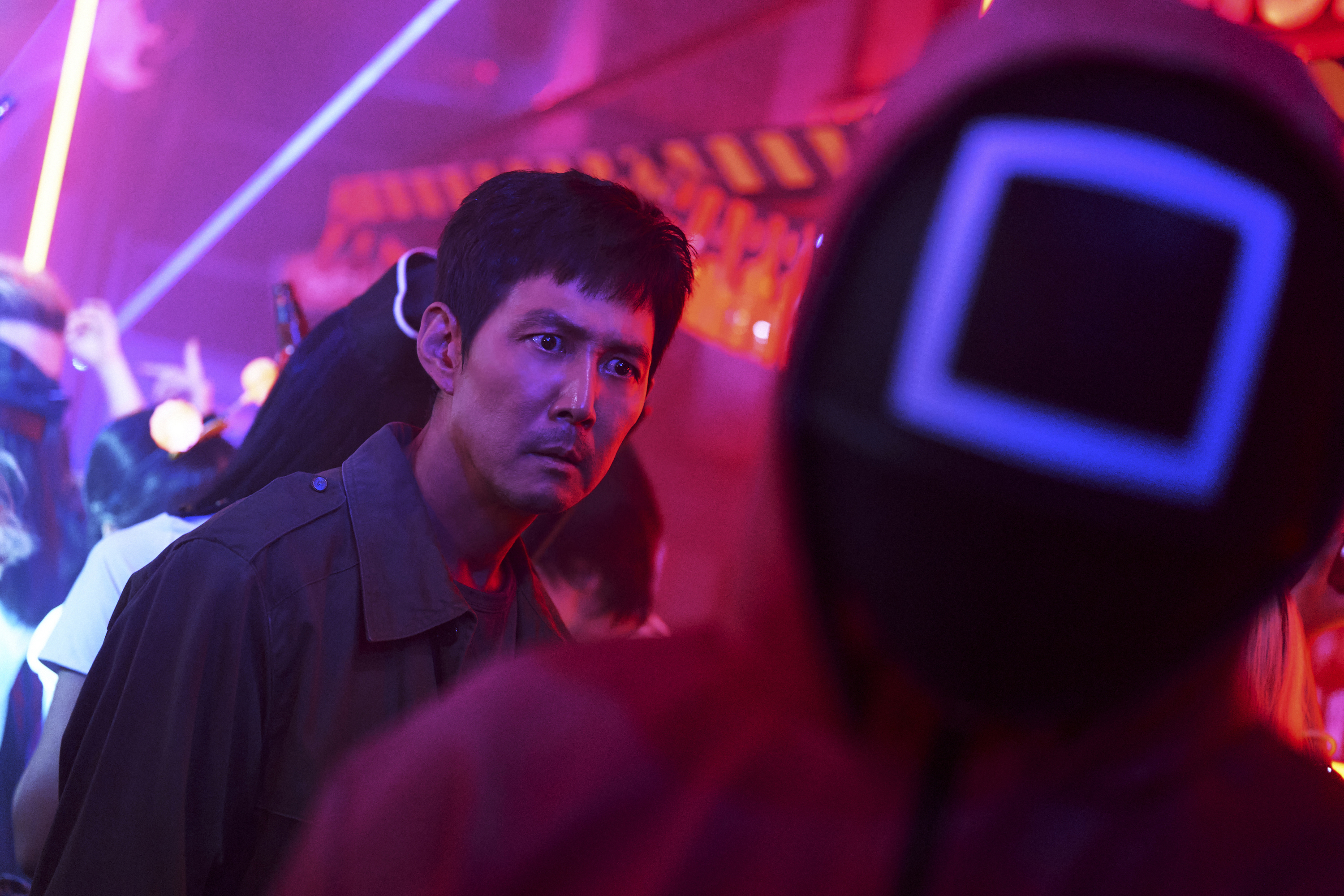 李政宰與遊戲蒙面人又見面了，這次關卡是否升級令人好奇！（Netflix提供）