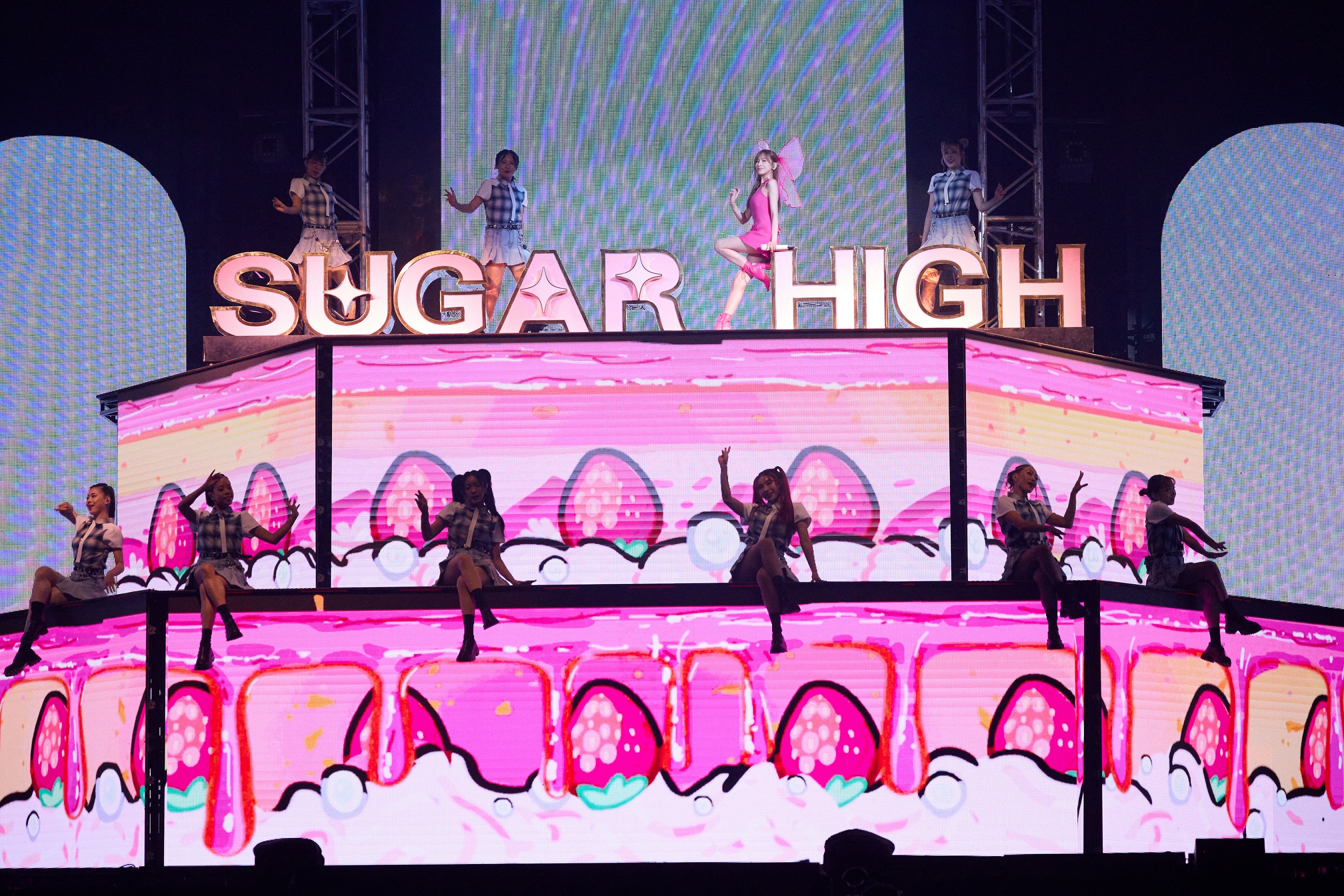 「王心凌SUGAR HIGH 2.0世界巡迴演唱會」10月12、13日在台北小巨蛋一連兩天演出。（天晴娛樂／寬宏藝術提供）