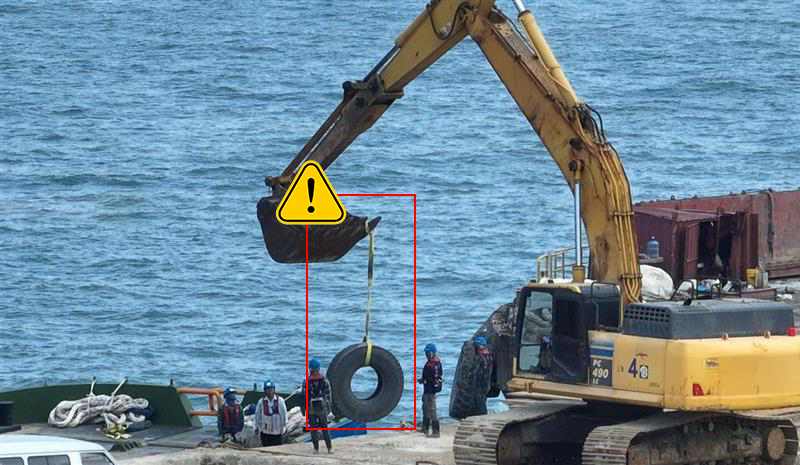 世曦建立專屬資料集，累積超過千張工安影像，並標註相關缺失類型與法規，打造最貼近台灣營建場景的AI模型。（台灣世曦提供）