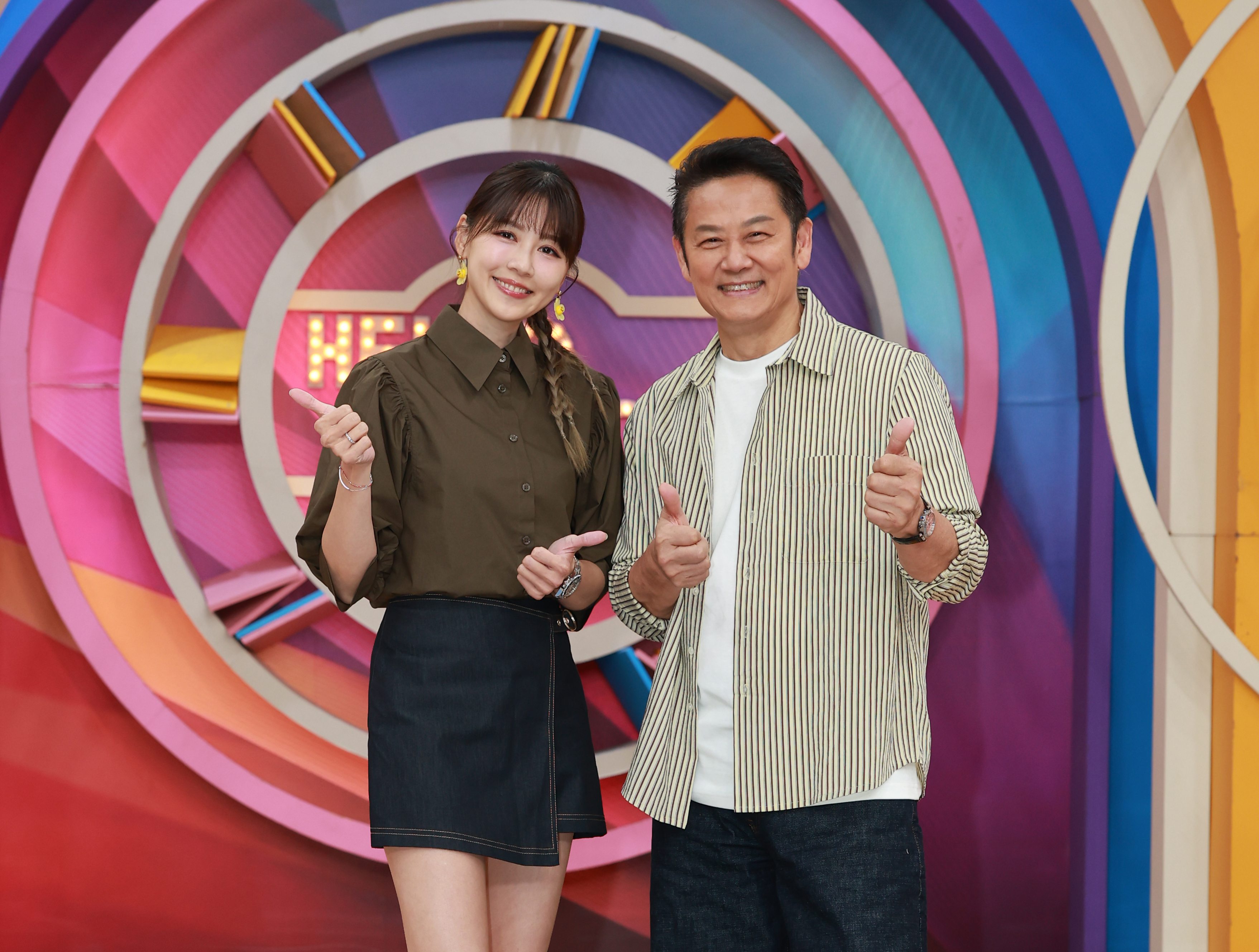 徐乃麟、嚴立婷今進棚錄製《醫師好辣》。（東森提供）