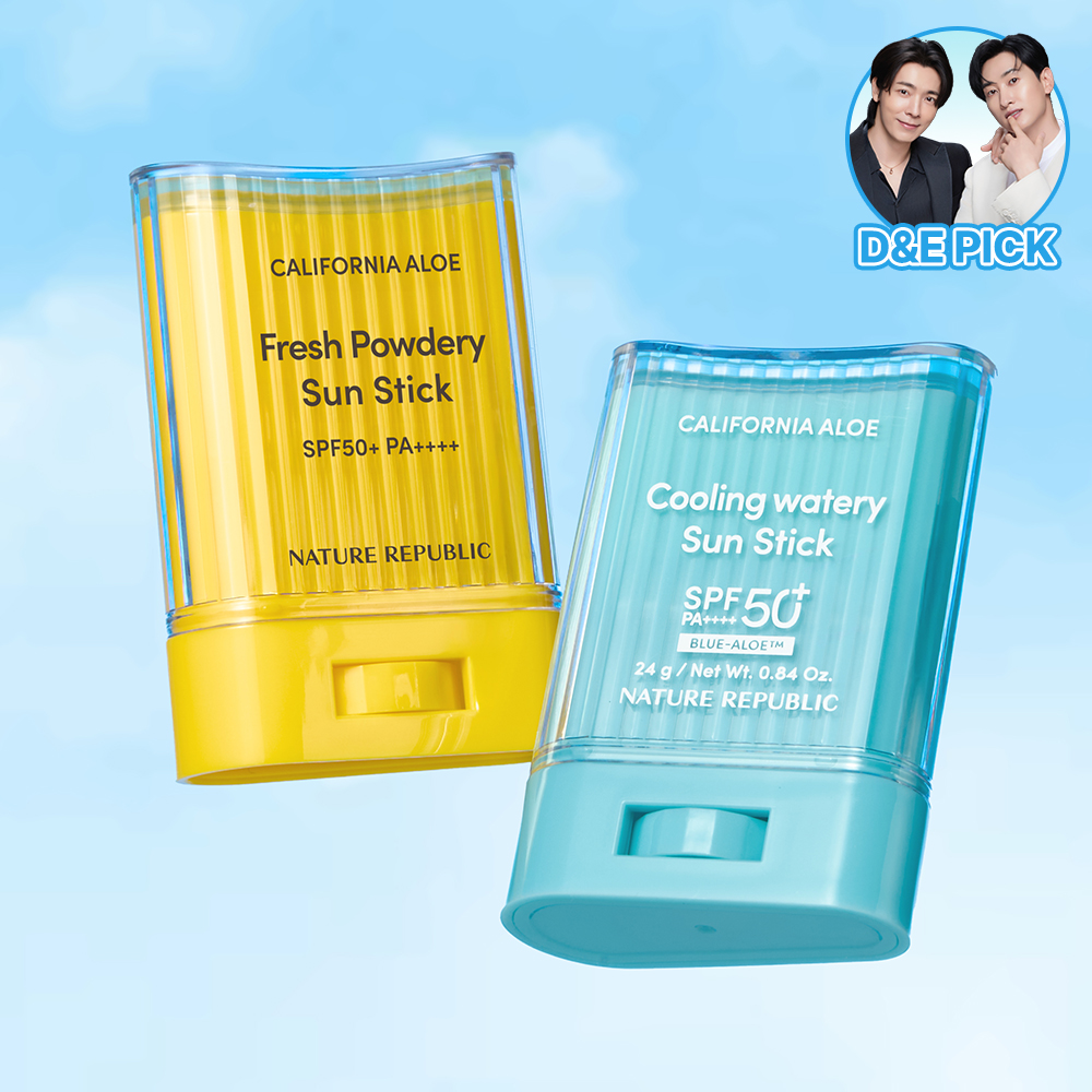 SUPER JUNIOR-D&E東海、銀赫推薦「加州蘆薈防曬套組」，還可獲得見面會抽獎資格。（Nature Republic 提供）