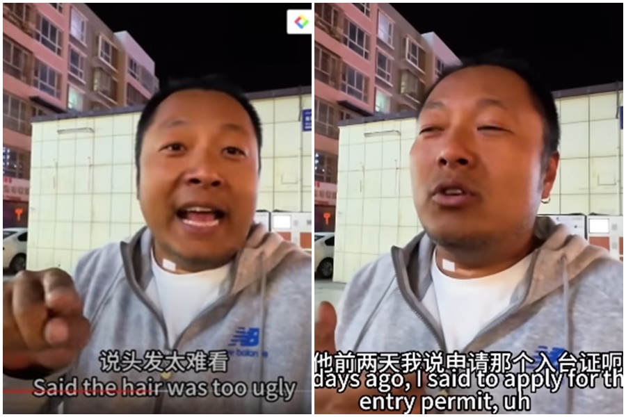 Sean最近發新片指兒子因頭髮難看遭拒絕入境，網友批評他刻意誤導、有栽贓之嫌。（翻攝自Sean的世界 TV YouTube）