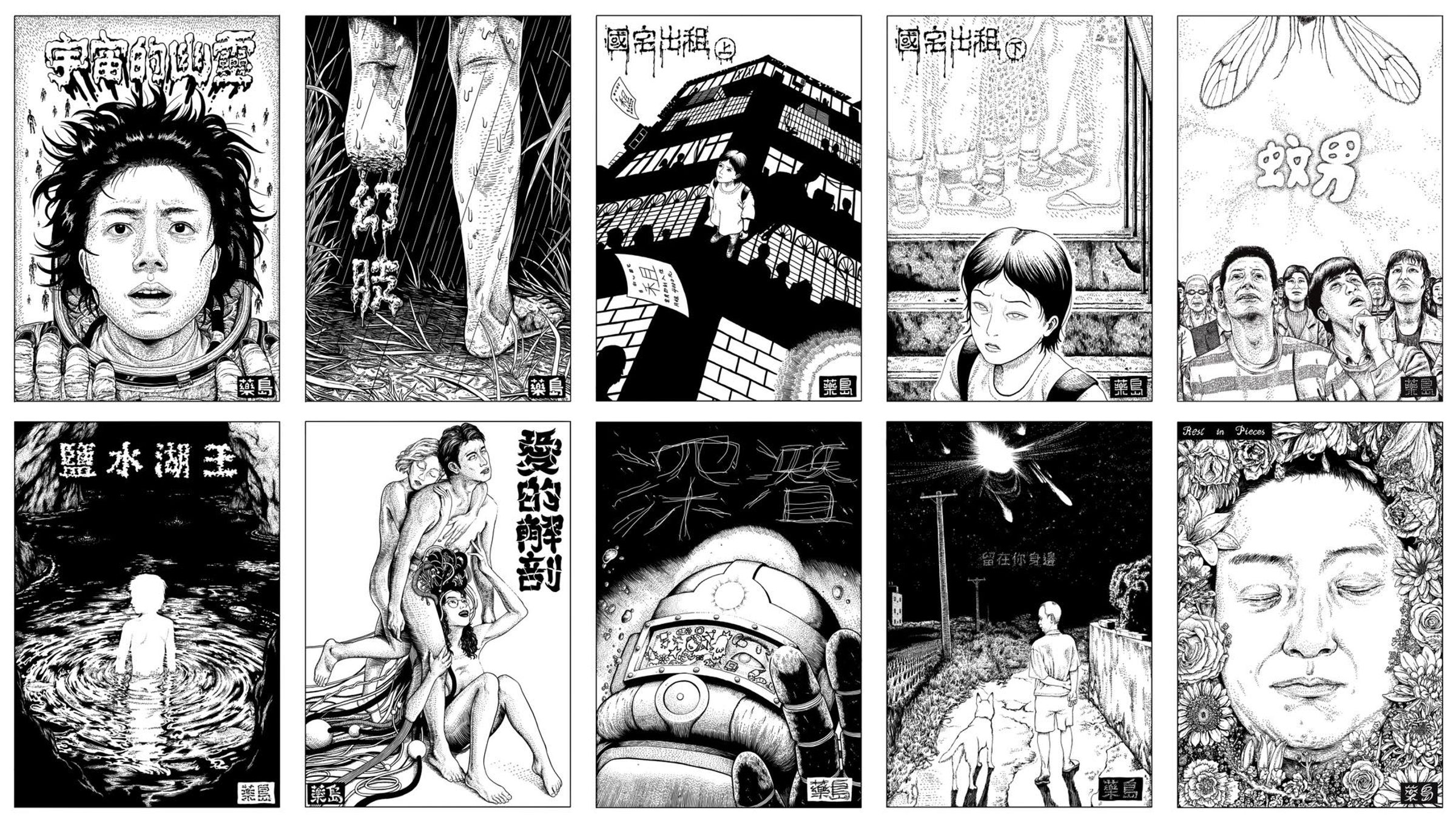 《器官拼圖》收錄藥島2021年至2024年的短篇作品。(器官拼圖©藥島 2024, 鯨嶼文化/CCC創作集)