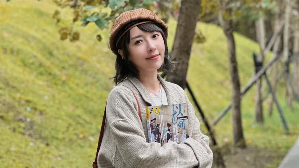 台灣女藝人「五熊」蔡頤榛（本名蔡宜臻）涉嫌污損日本奈良世界遺產藥師寺國寶「佛足石」，日前遭日警方依違反《文化財保護法》移送檢方偵辦。（翻攝自臉書）