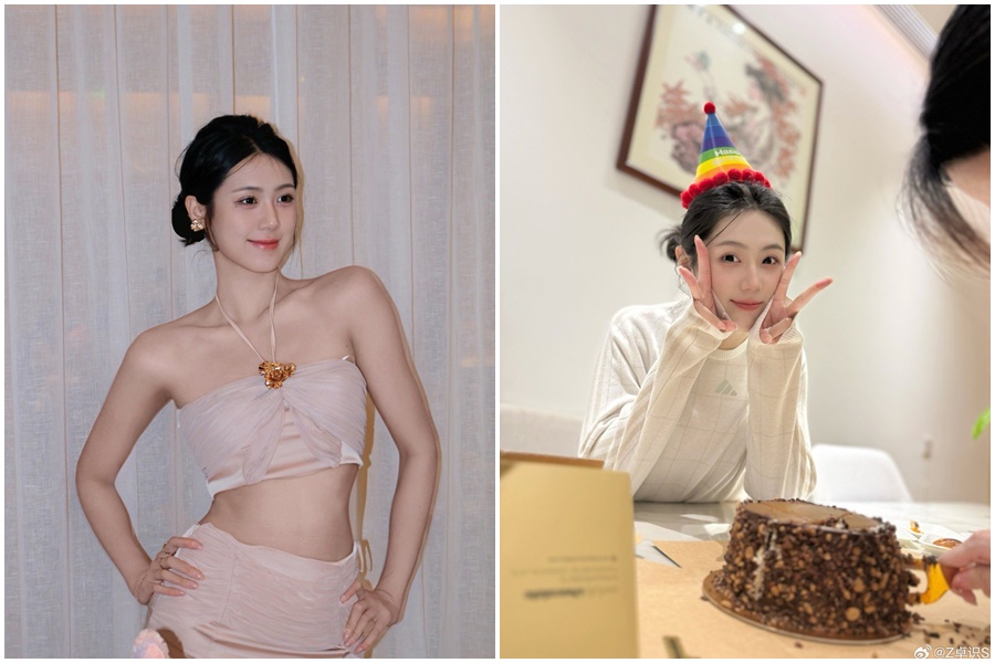 中國女籃球員卓識因清秀臉蛋和190公分修長身材成為嬌點，社群累積不少粉絲。（翻攝自卓識微博）