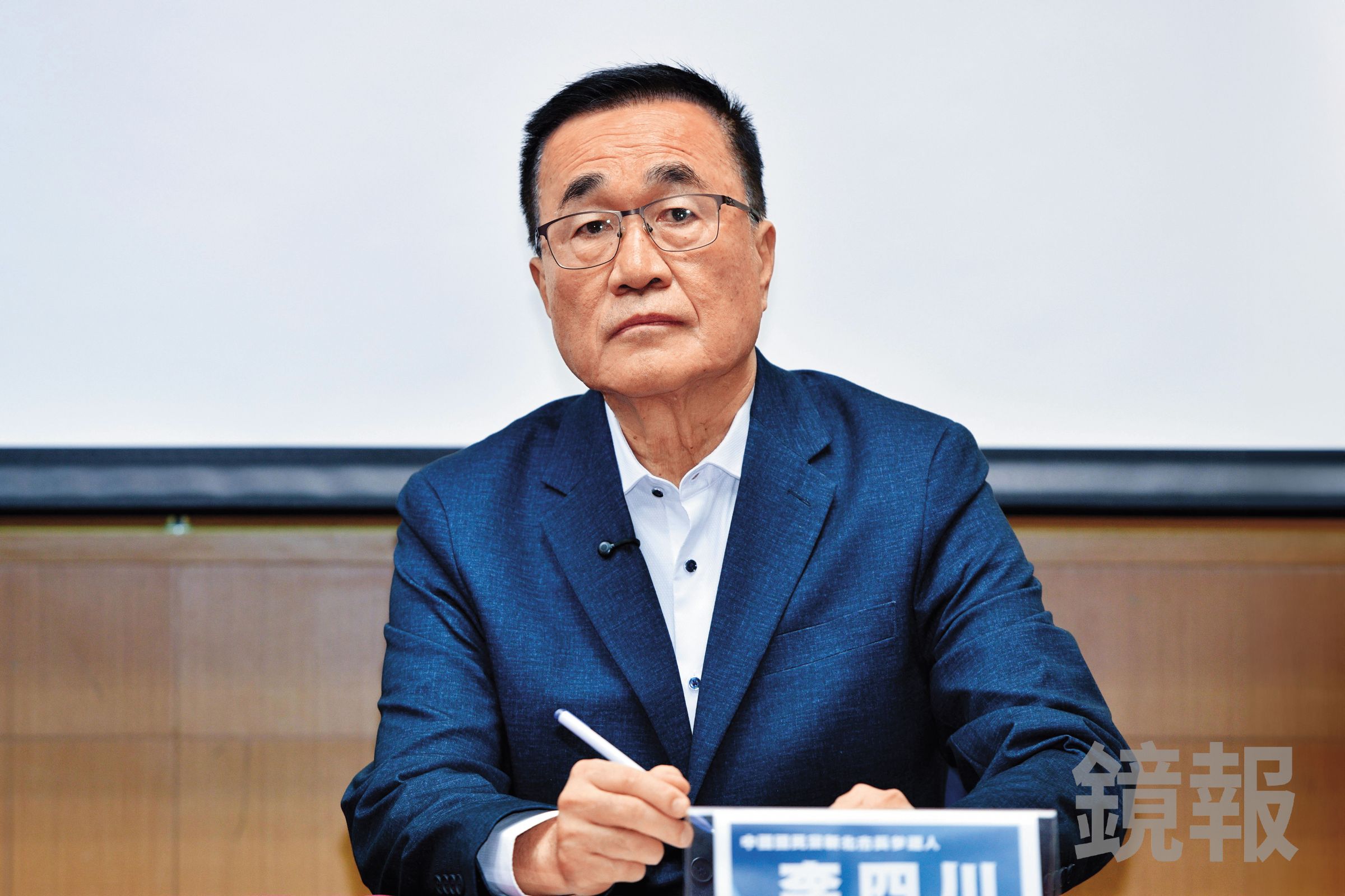 藍白共推的新北市長參選人李四川,遭爆名下持分的小琉球農地涉蓋鐵皮屋出租營利恐觸法。(鏡報李智為)