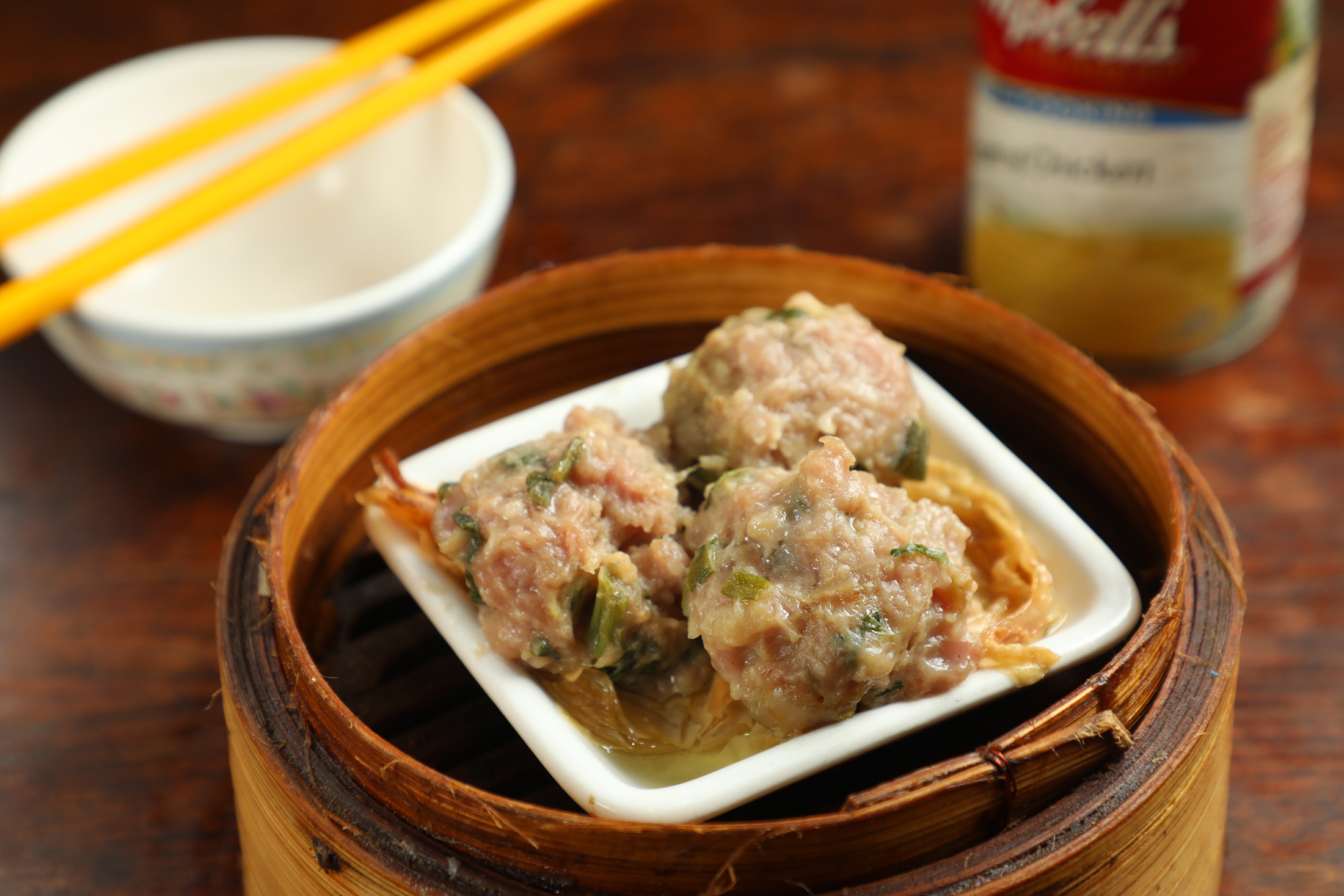 「鮮竹牛肉」口感Q彈多汁，十分討喜。（港幣24元／份，約NT$90）