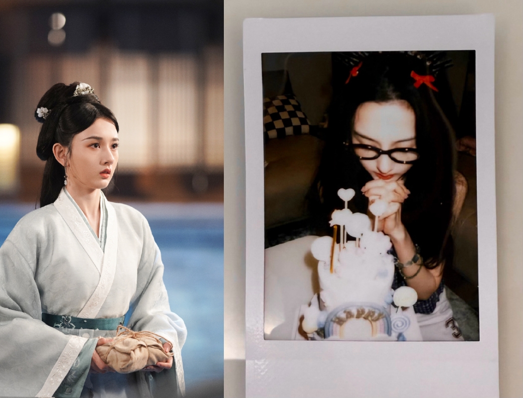 大陸女星宋祖兒走過逃稅風波,新戲《折腰》大受歡迎,昨(23日)開心慶祝27歲生日。(翻攝宋祖兒工作室微博)