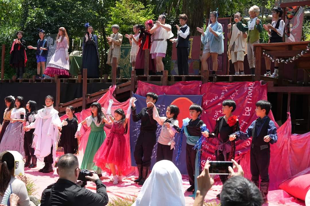 媒體誤報有學童因凱米颱風受困「森林小學」，人本教育基金會發出聲明澄清。圖非當事人。（翻攝森林小學臉書）