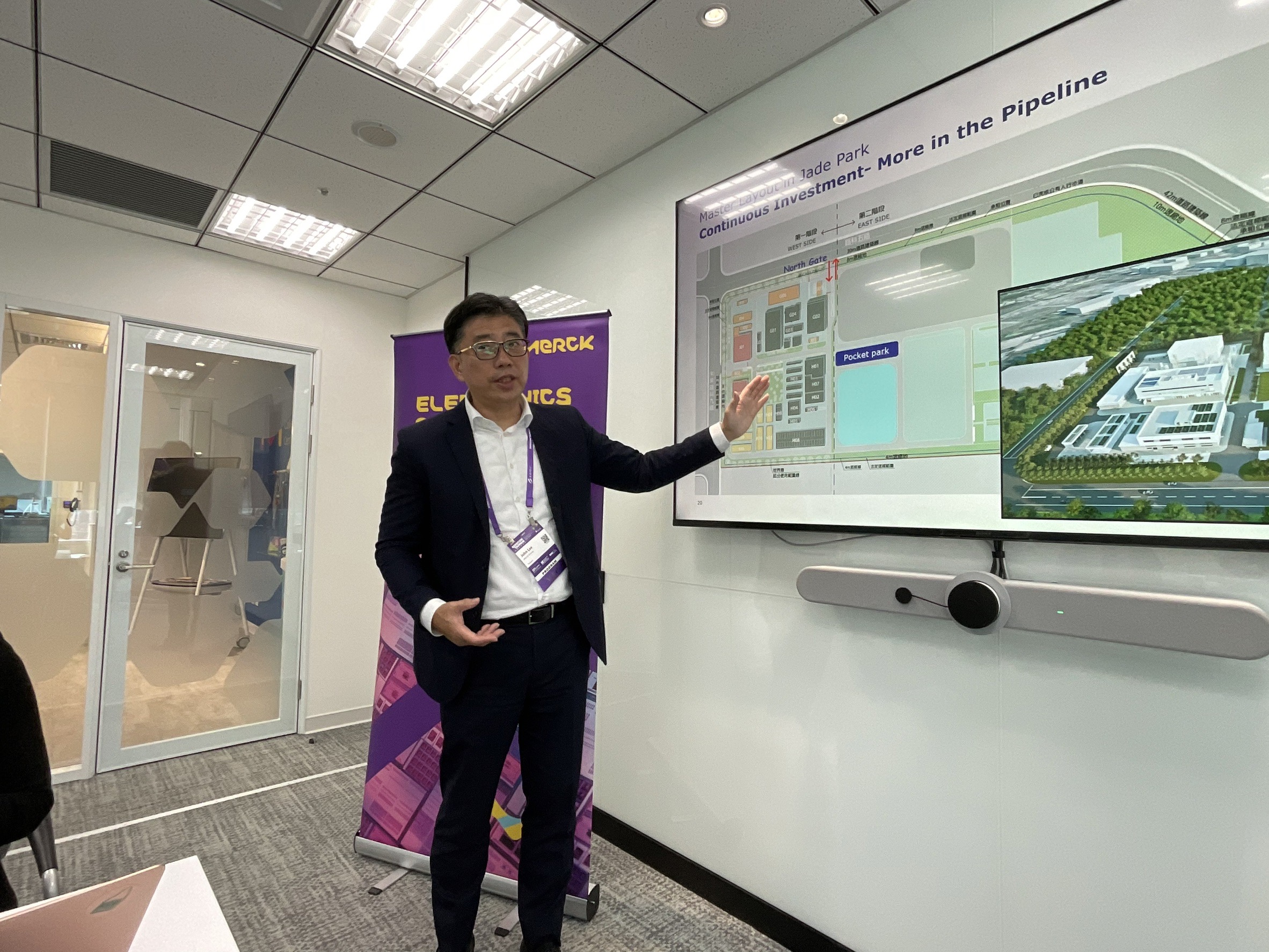 台灣默克集團董事長李俊隆表示，默克在半導體在地供應的材料已經超過5成。