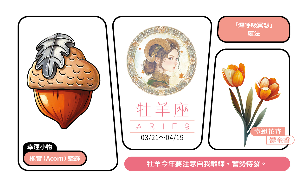 【2025瑪法達大預言】牡羊座的財富健康與幸運小物